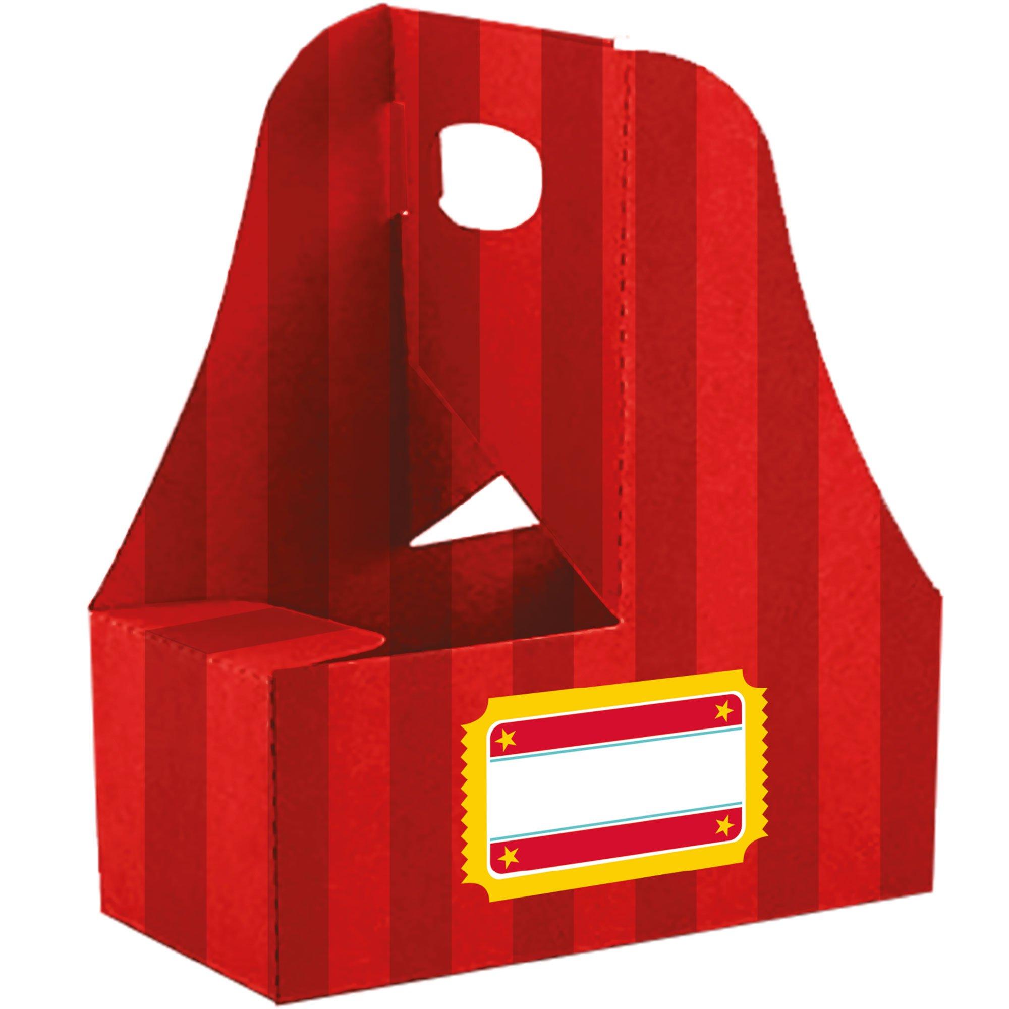 Movie Night Cardstock Snack Trays with Handle & Drink Holder, 10ct - Image 2