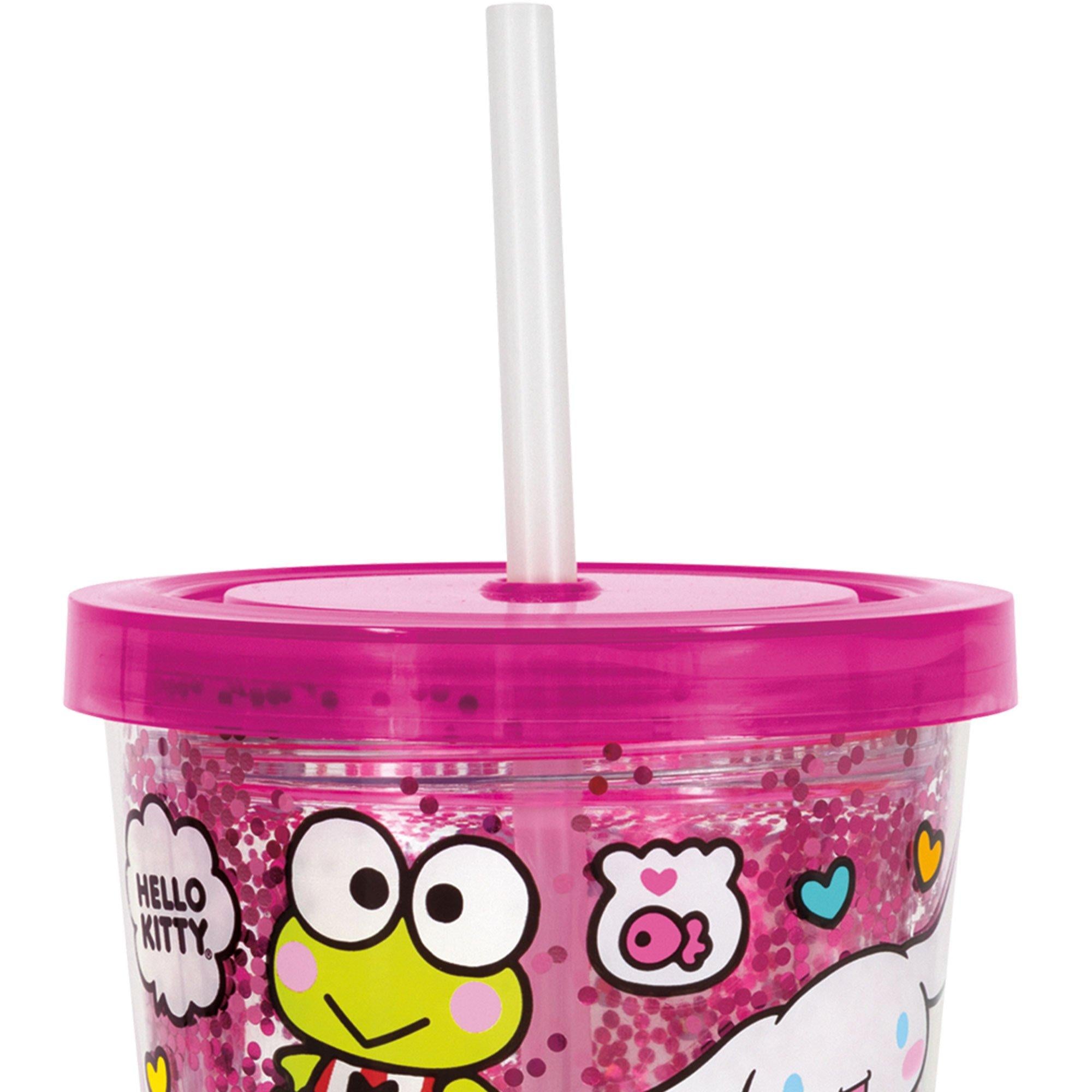 Hello Kitty and Friends Plastic Cup with Lid & Straw, 16oz - Sanrio - Image 2