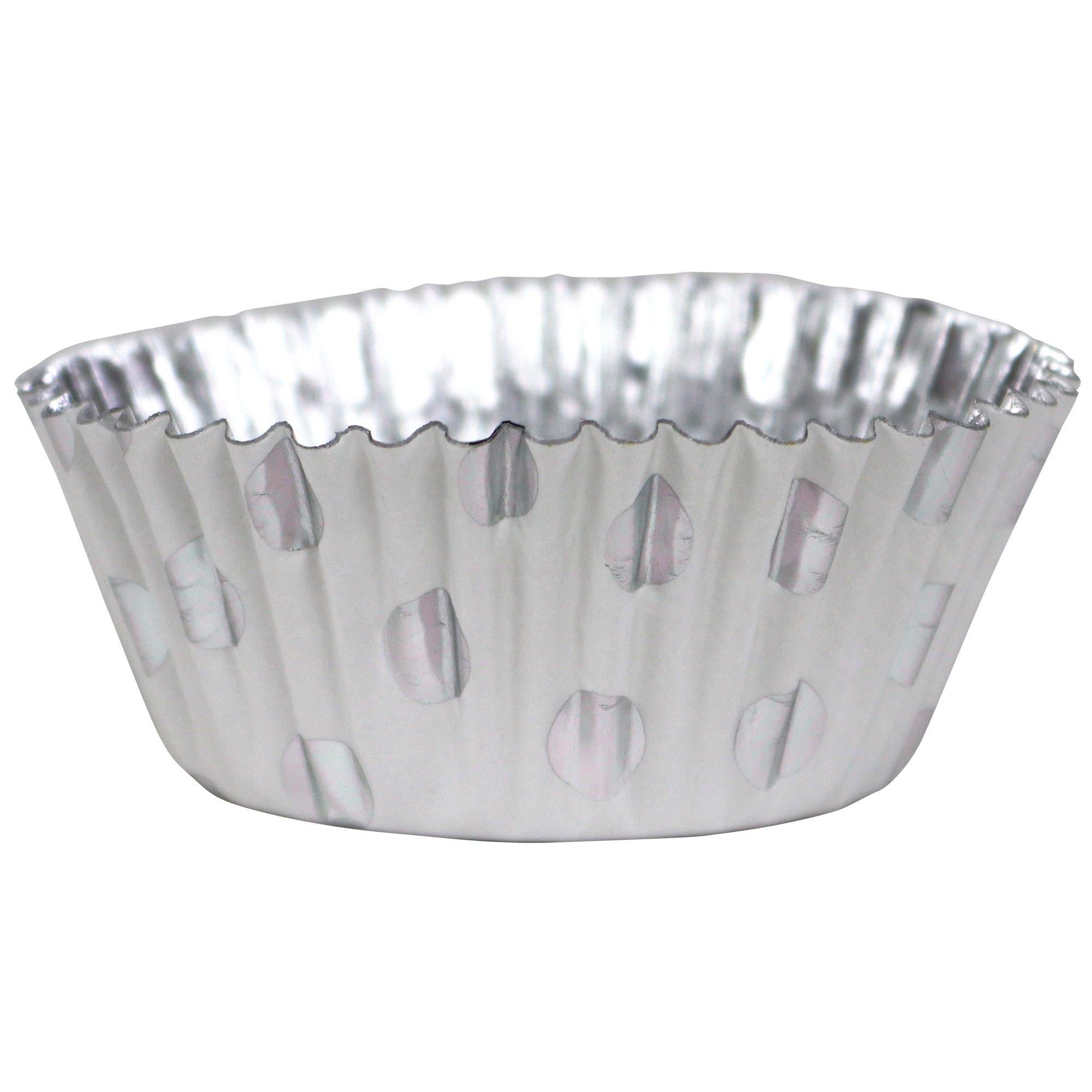 PME Polka Dot Foil-Lined Cupcake Cases, 2in, 30ct, Assorted Colors