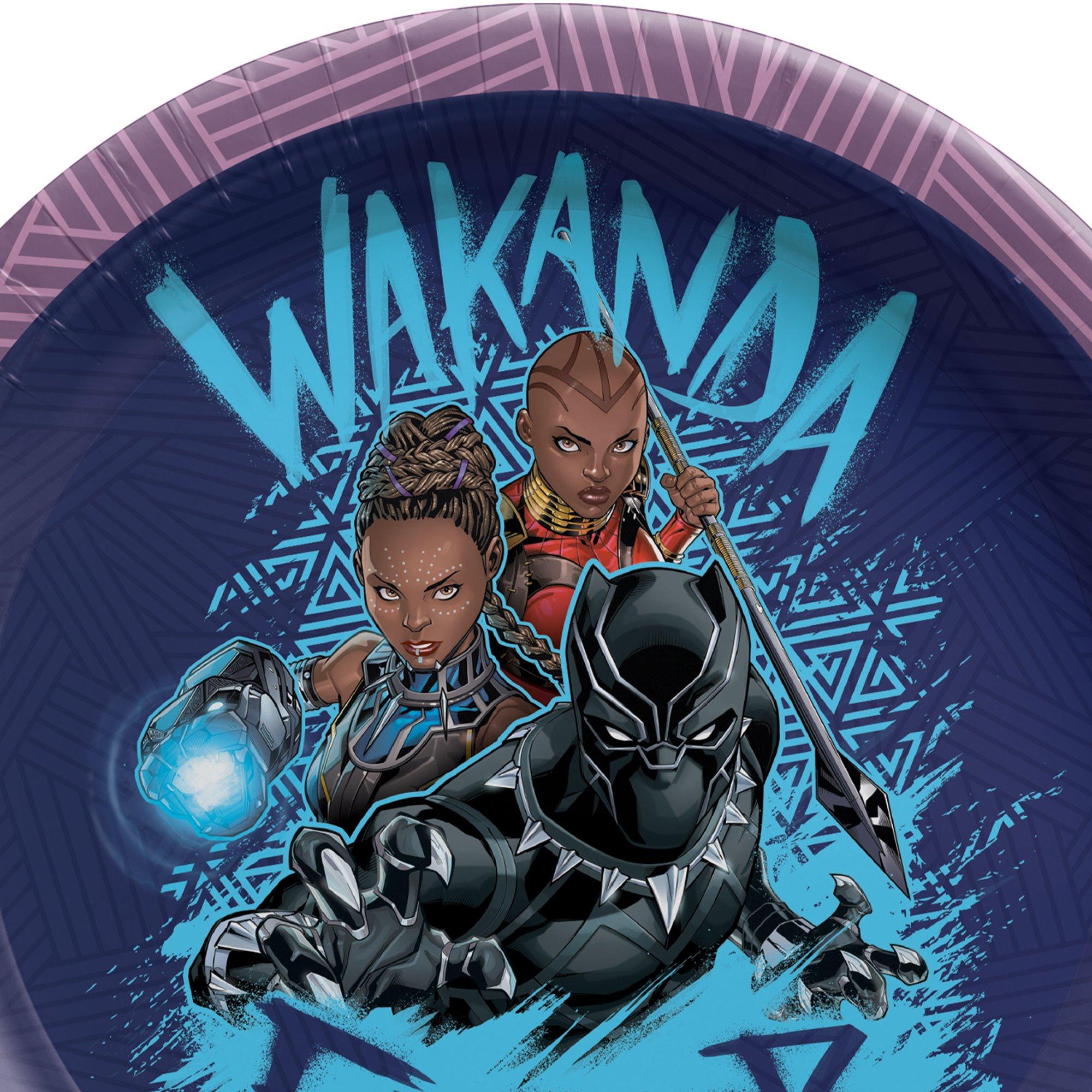 Black Panther Wakanda Forever Paper Dessert Plates, 7in, 8ct - Image 2