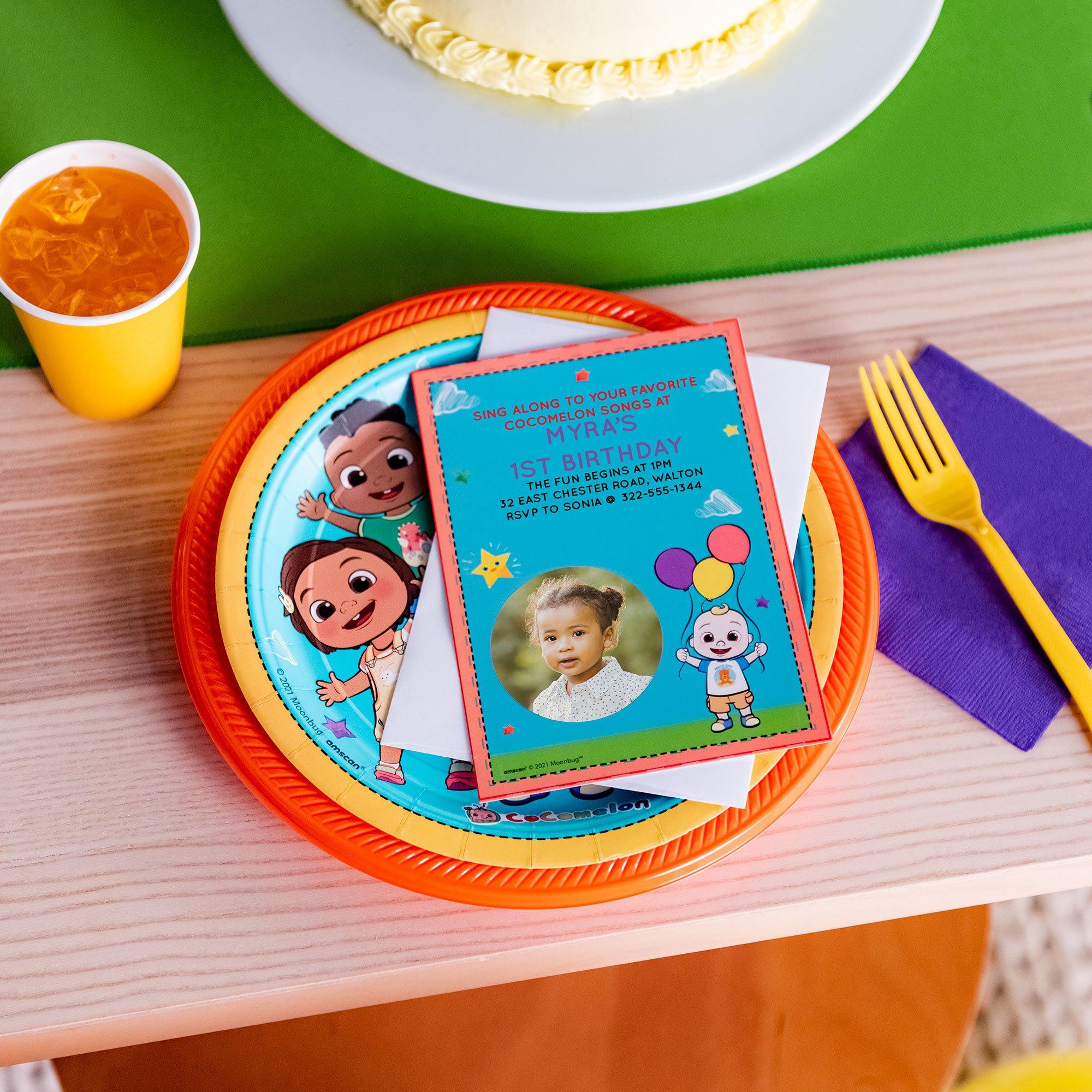 CoComelon Paper Dessert Plates, 7in, 8ct - Image 2