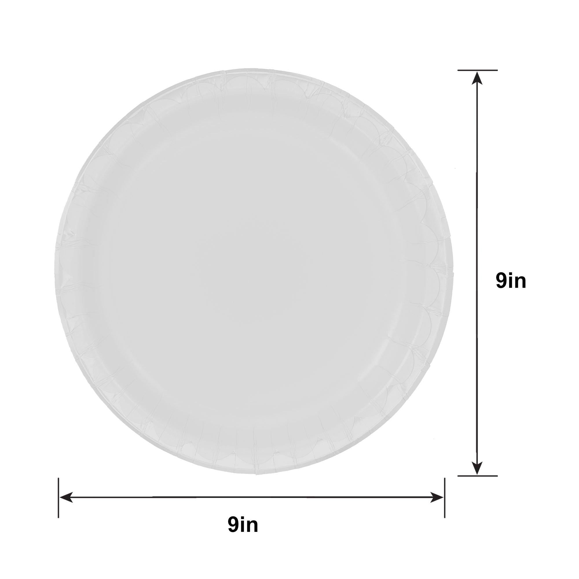 Spa Party Birthday Paper Lunch Plates, 9in, 8ct - Image 2
