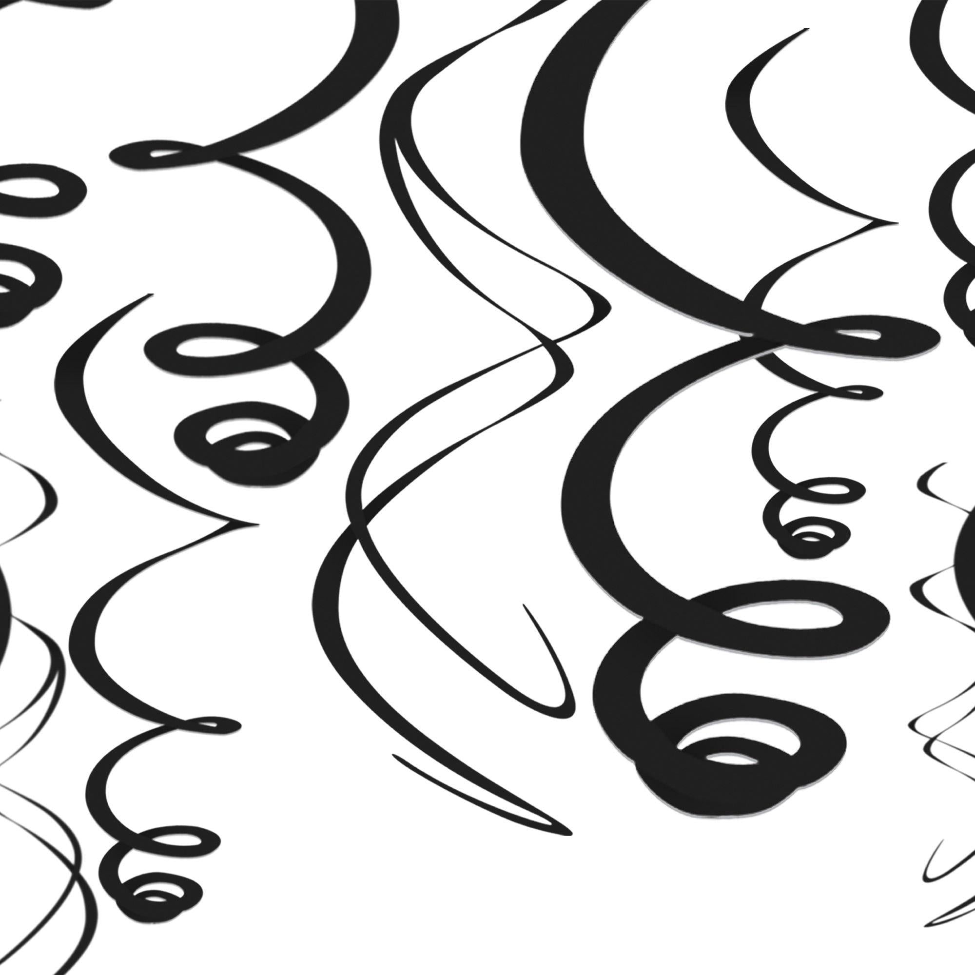 Swirl Decorations, 12ct, Assorted Colors - Image 2