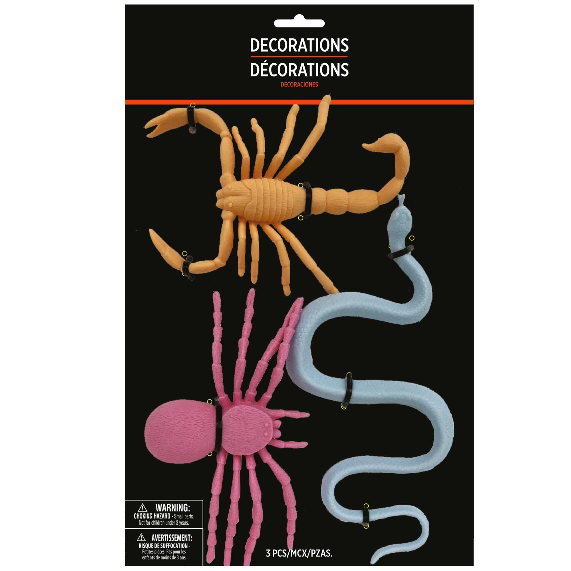 Pastel Halloween Plastic Critters, 3pc - Image 2