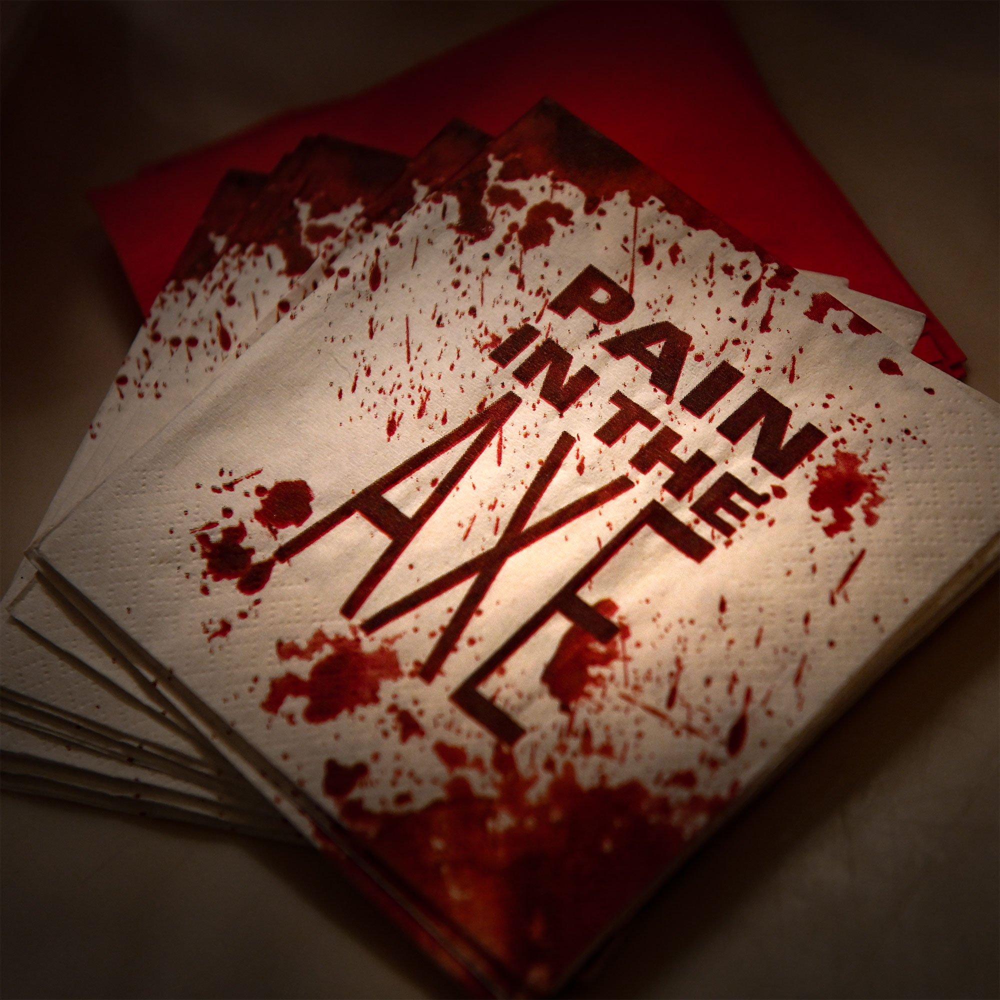 Get Axed Paper Beverage Napkins, 5in, 40ct - Image 2