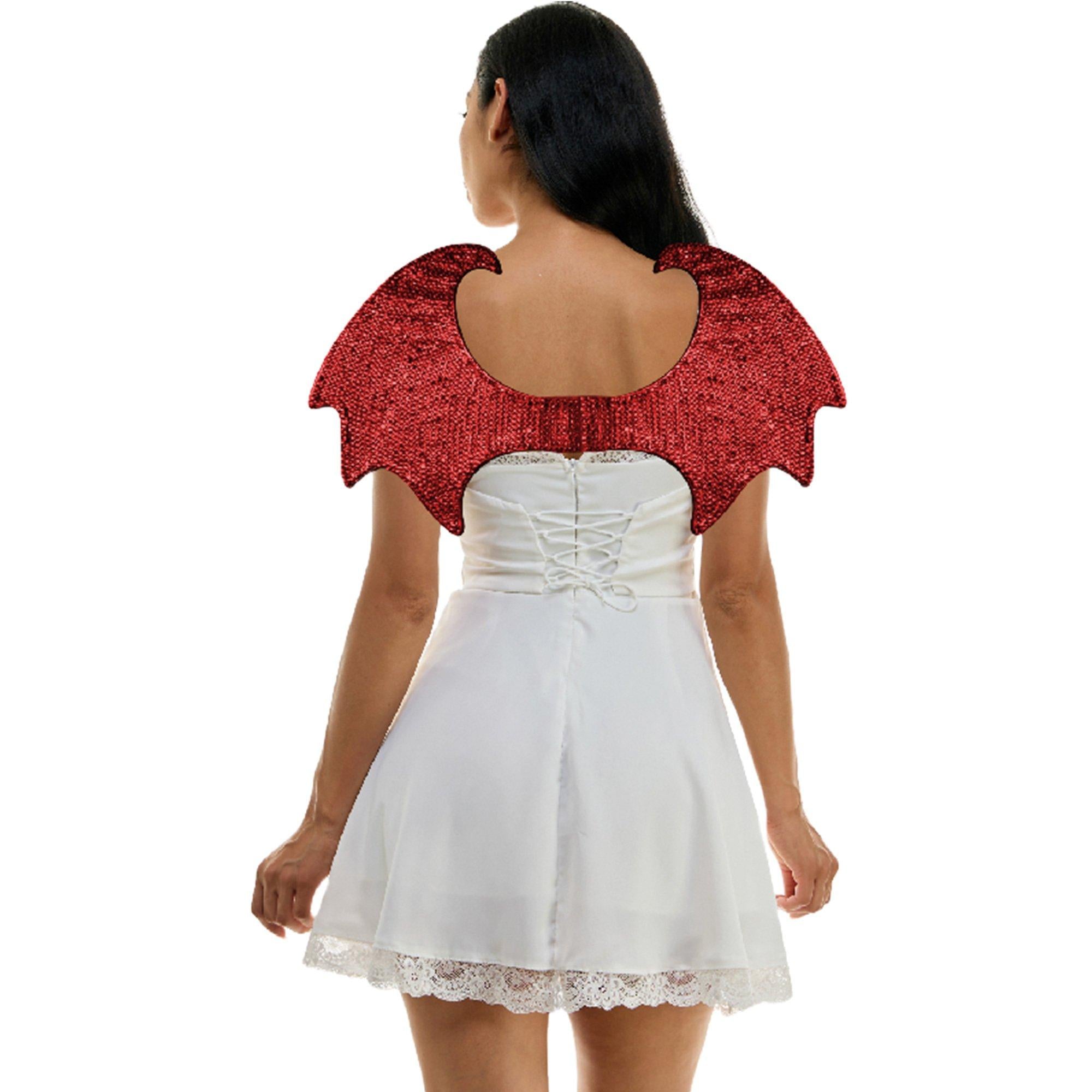 Red Rhinestone Devil Wings - Image 2