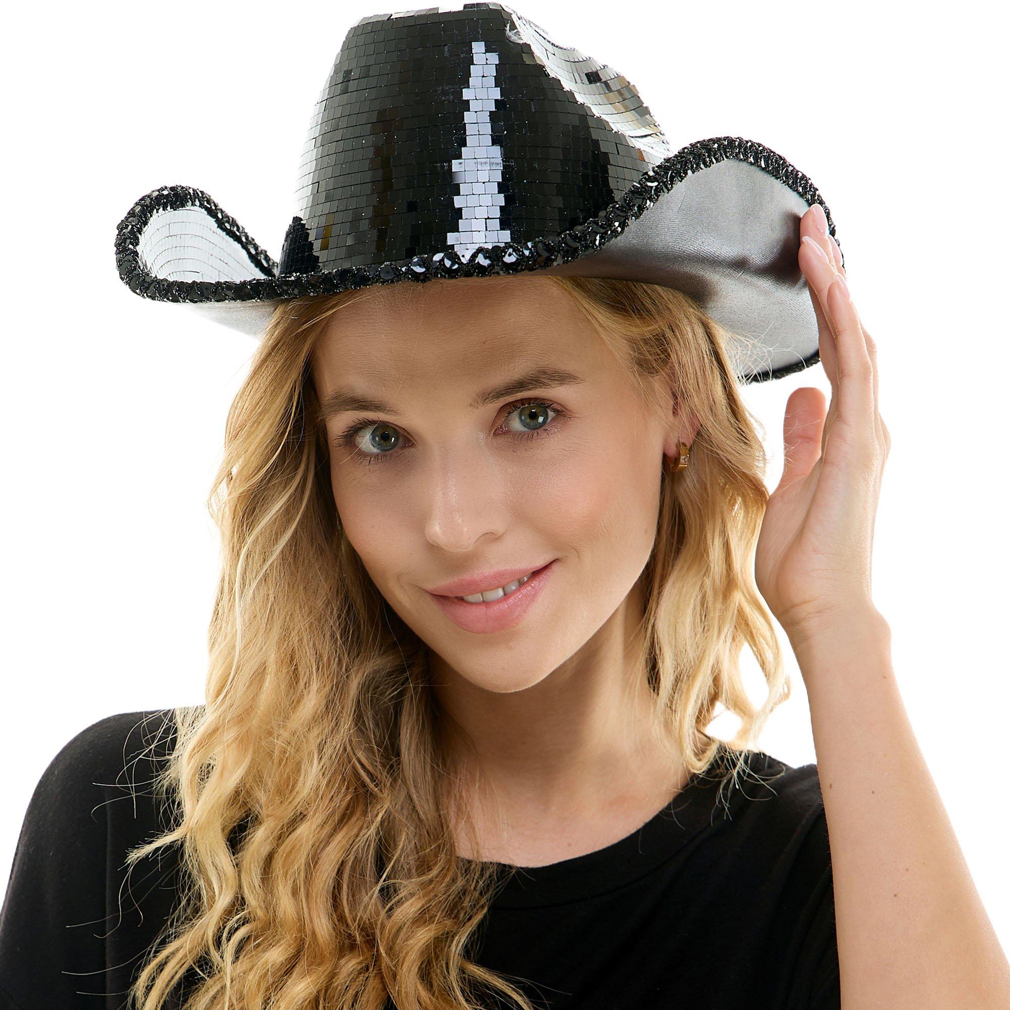 Mirror Disco Cowboy Hat, Assorted Colors - Image 2