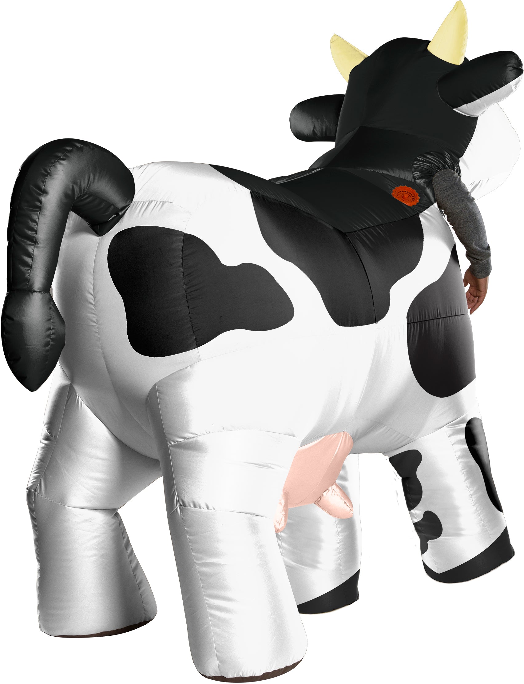 Adult Moo Moo the Grazing Inflatable Cow Costume - Image 2