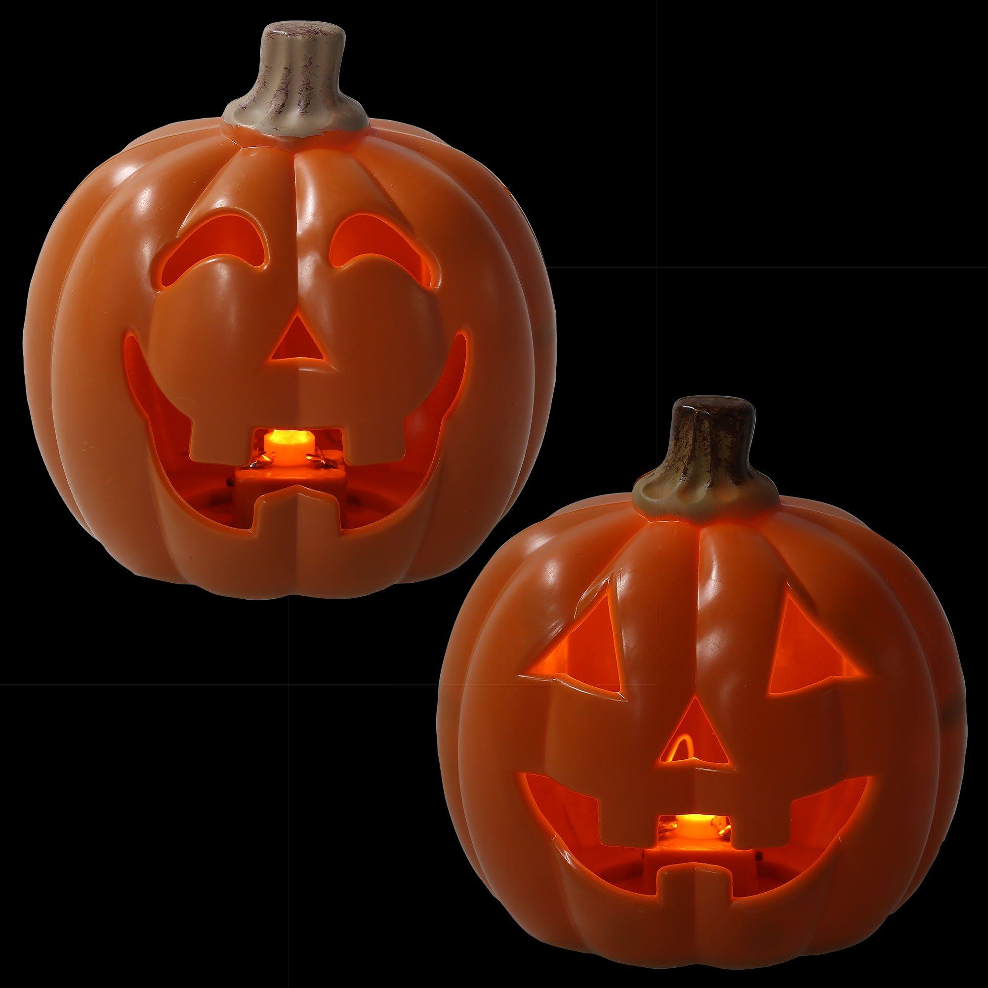 Light-Up Jack-o'-Lantern Decoration, 3in x 4in - Image 2