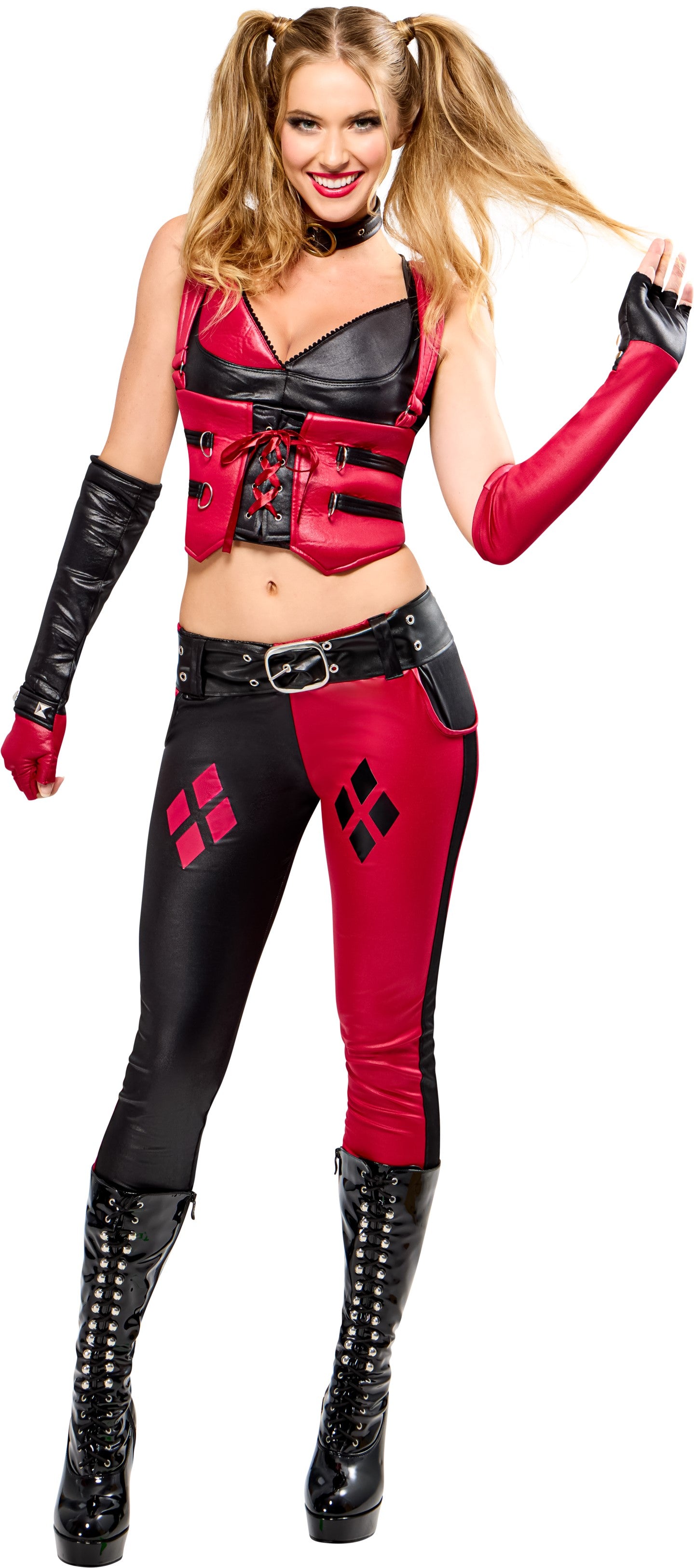 Adult Arkham City Harley Quinn Costume - Batman