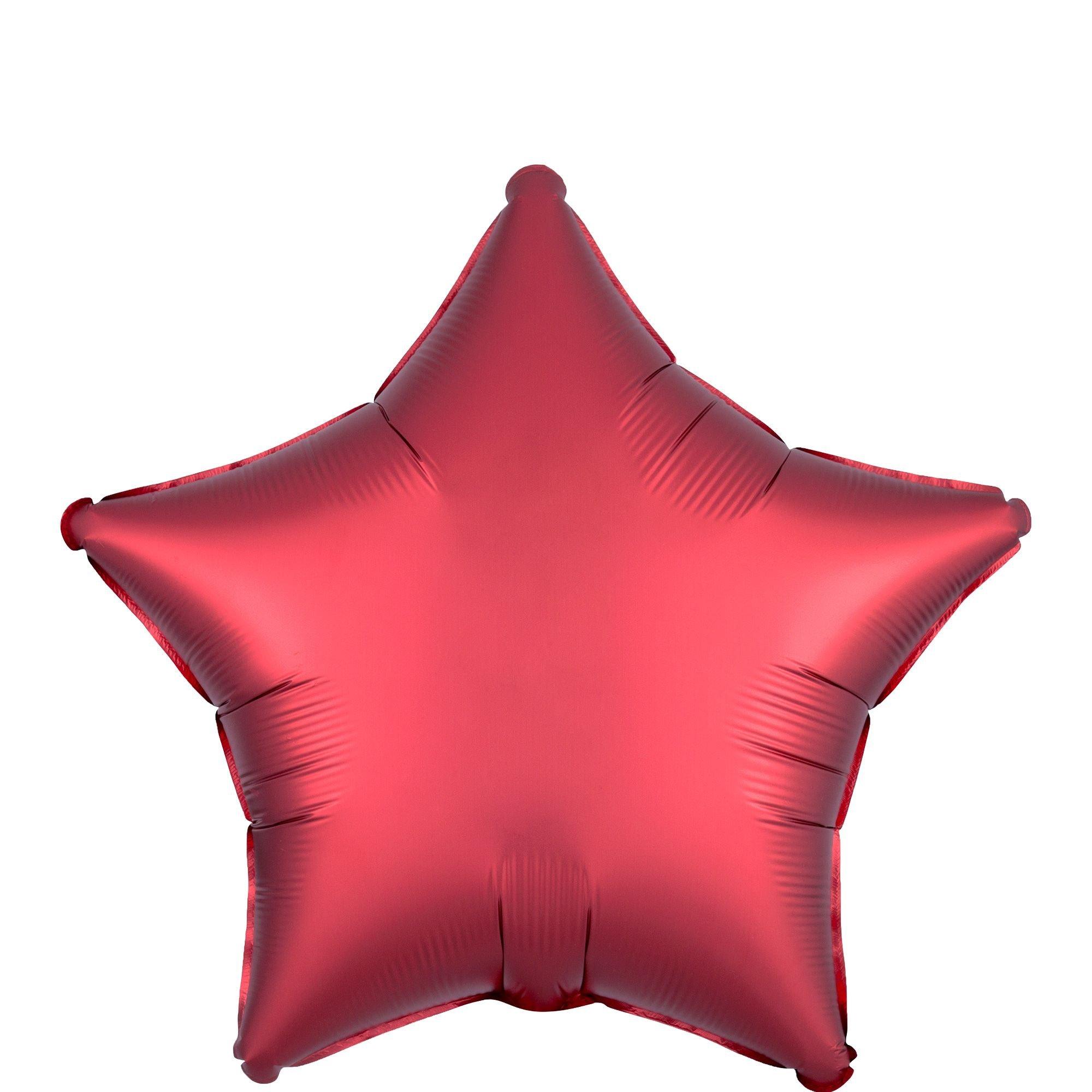 Satin Star Balloon, 19in, Assorted Colors