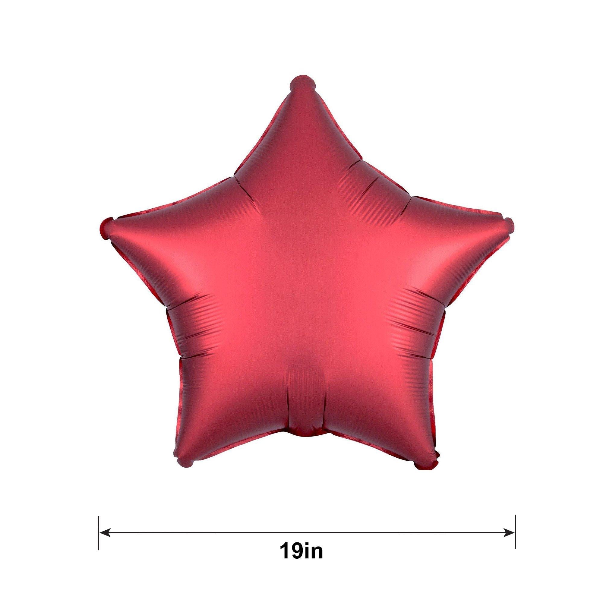 Satin Star Balloon, 19in, Assorted Colors - Image 2
