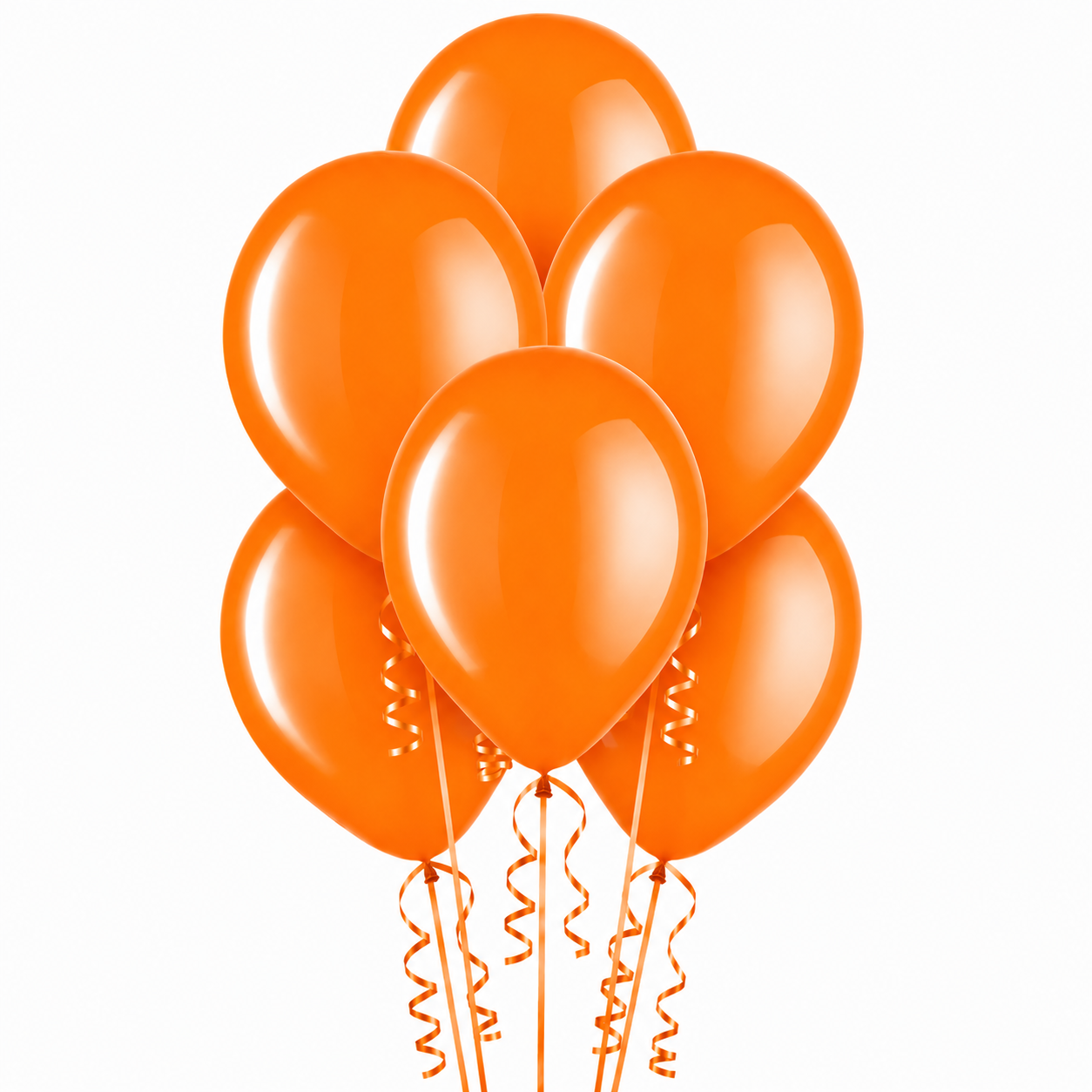 Orange Latex Balloons, 11in, 15ct
