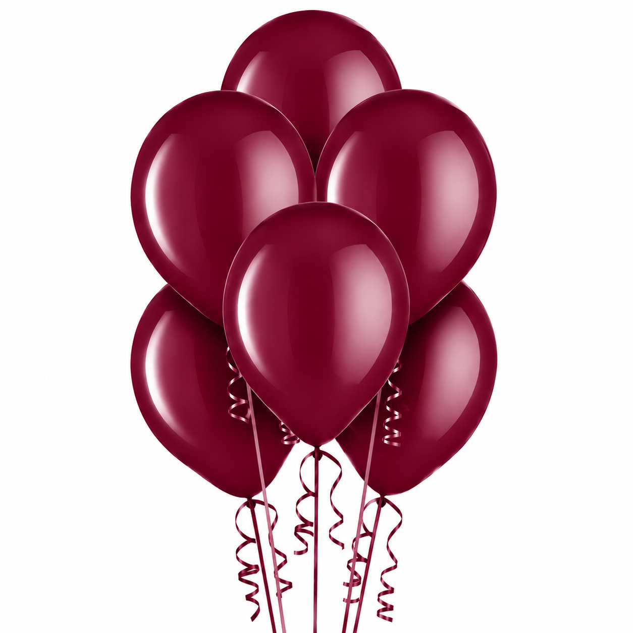 Maroon Latex Balloons, 11in, 15ct