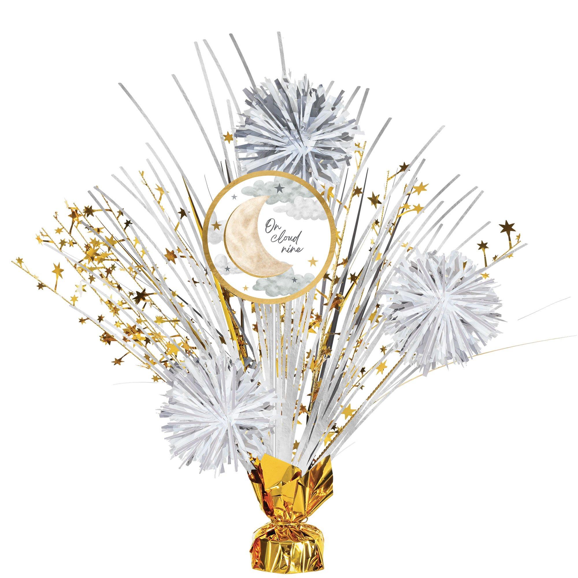 Over the Moon Baby Shower Spray Centerpiece, 18in - Image 2