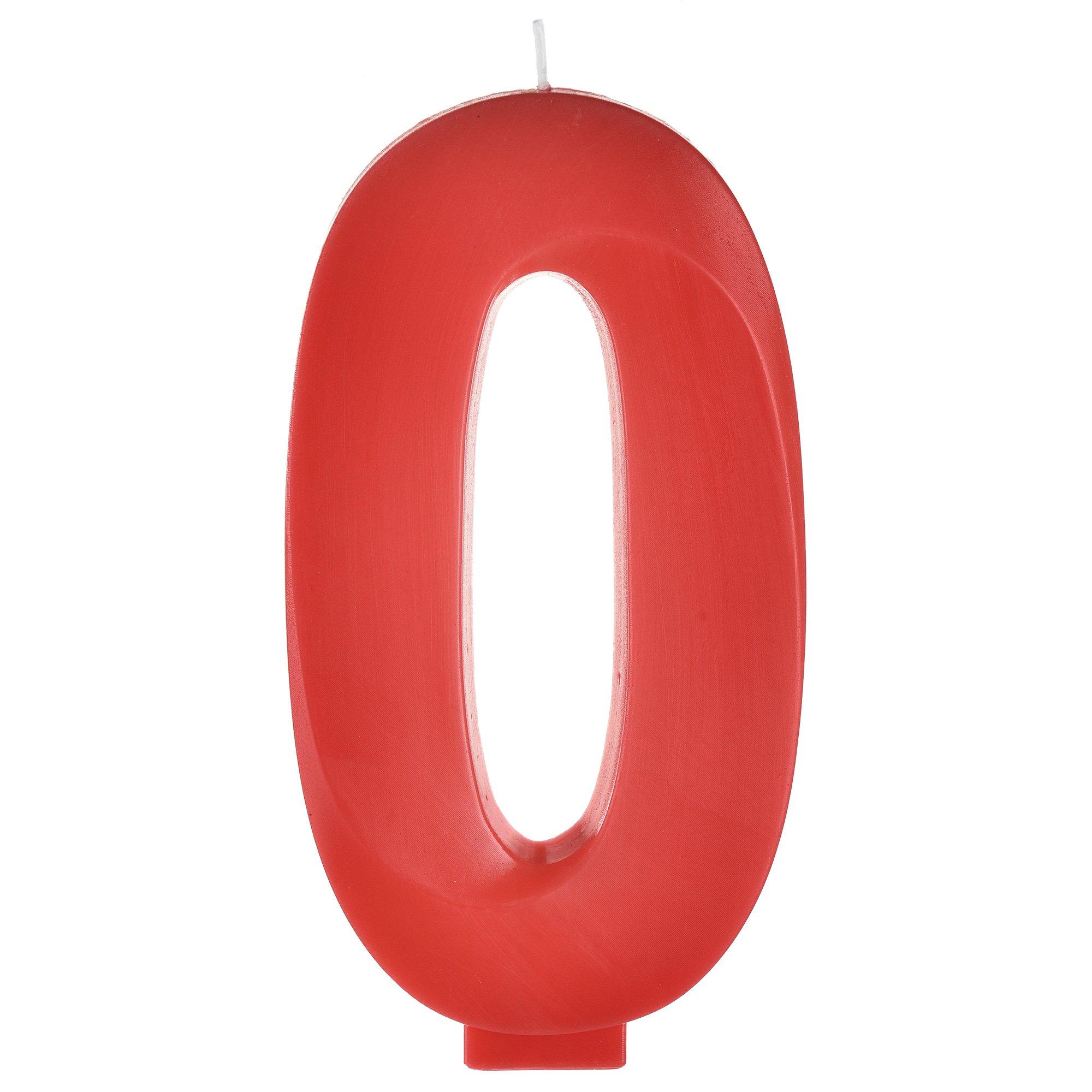 Faceted Number (0-9) Birthday Candle, 5.25in - Image 2