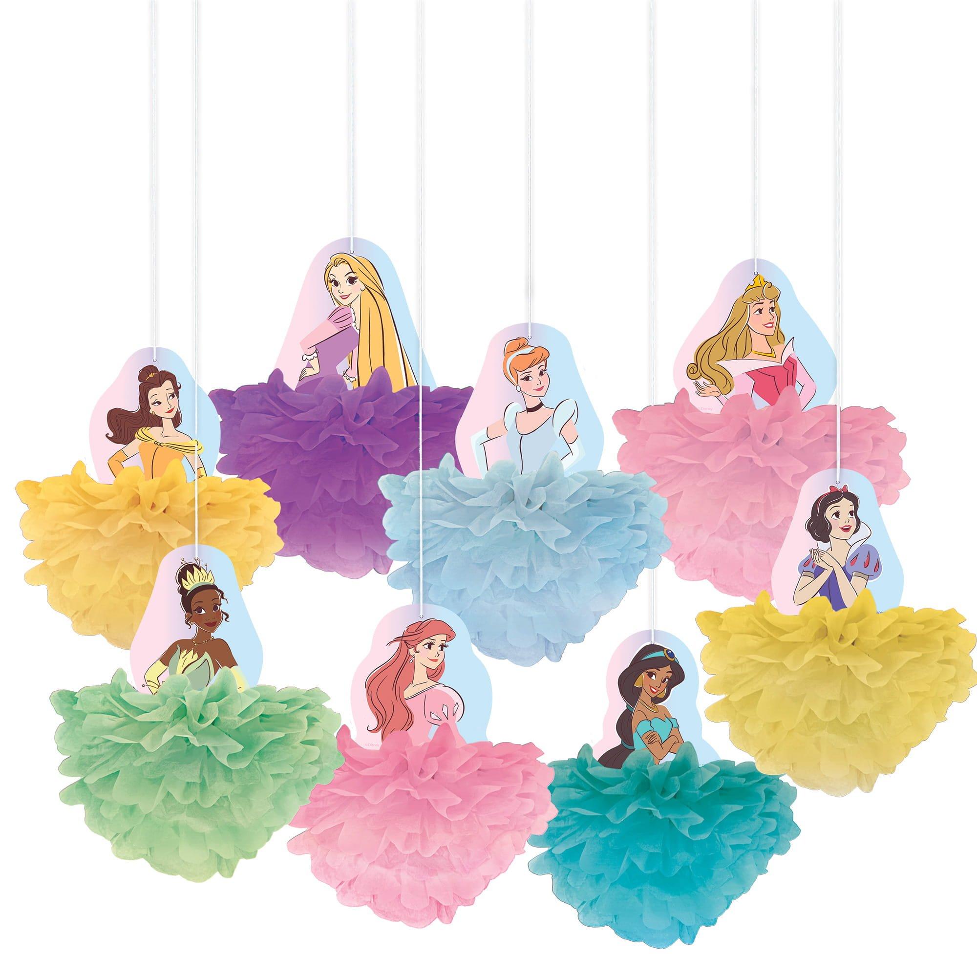 Disney Princess Once Upon A Time Hanging Puffs, 8ct