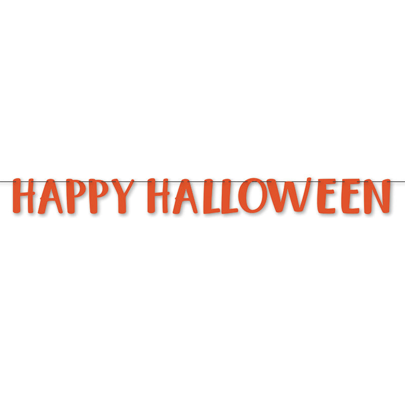 Happy Halloween Letter Banner, 7.75ft x 6.5in - Image 2