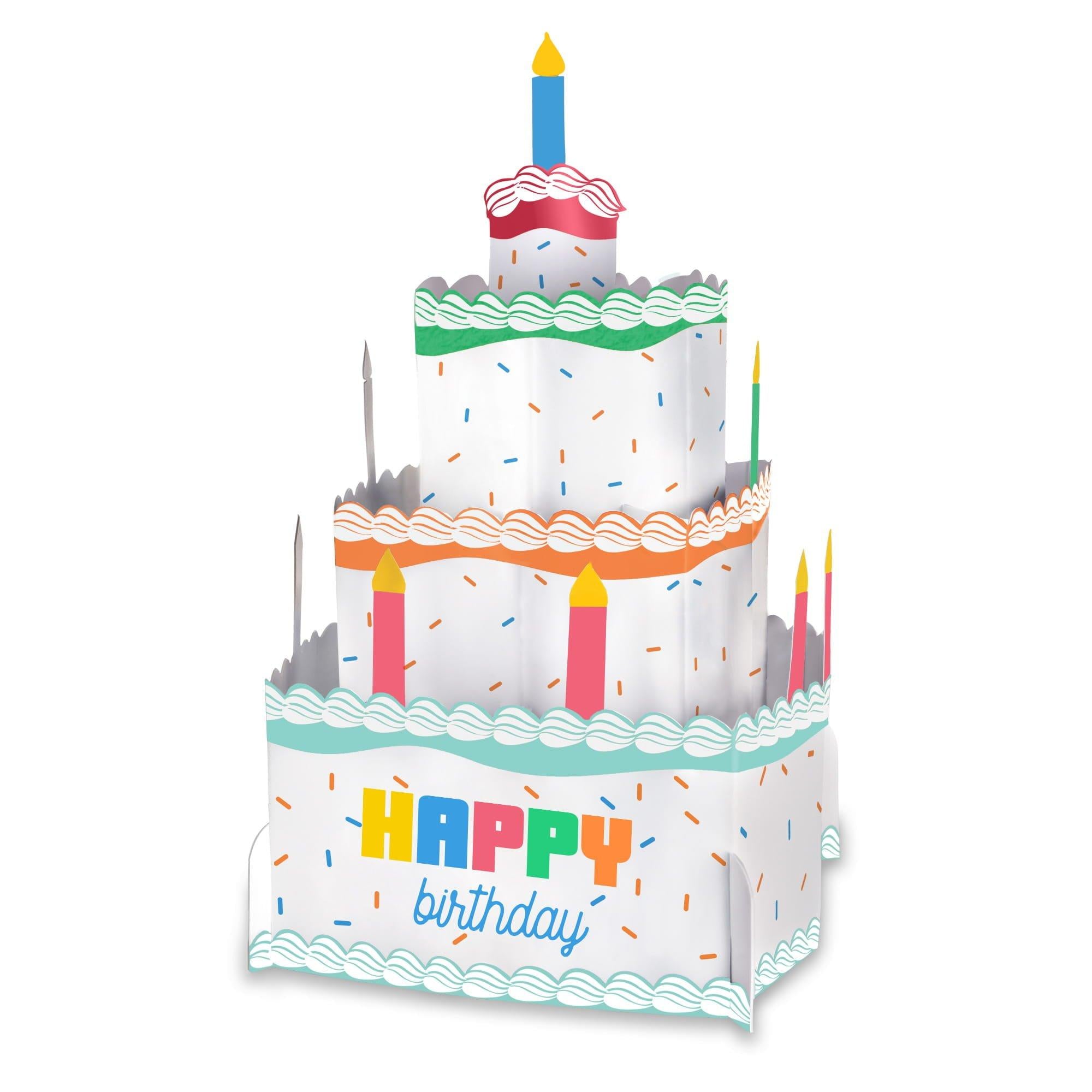 Colorful Collage Centerpiece Cake, 10 in - Image 2