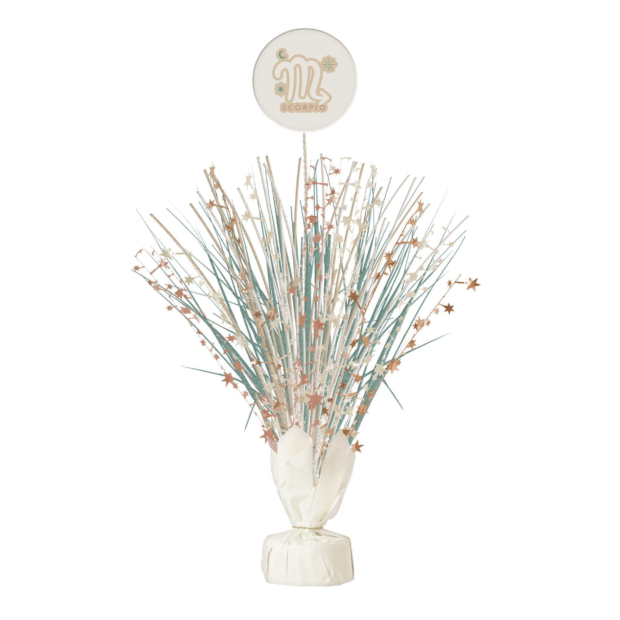 Mystical Astrology Table Centerpiece with Zodiac Signs - Foil Spray, 18in - Image 2