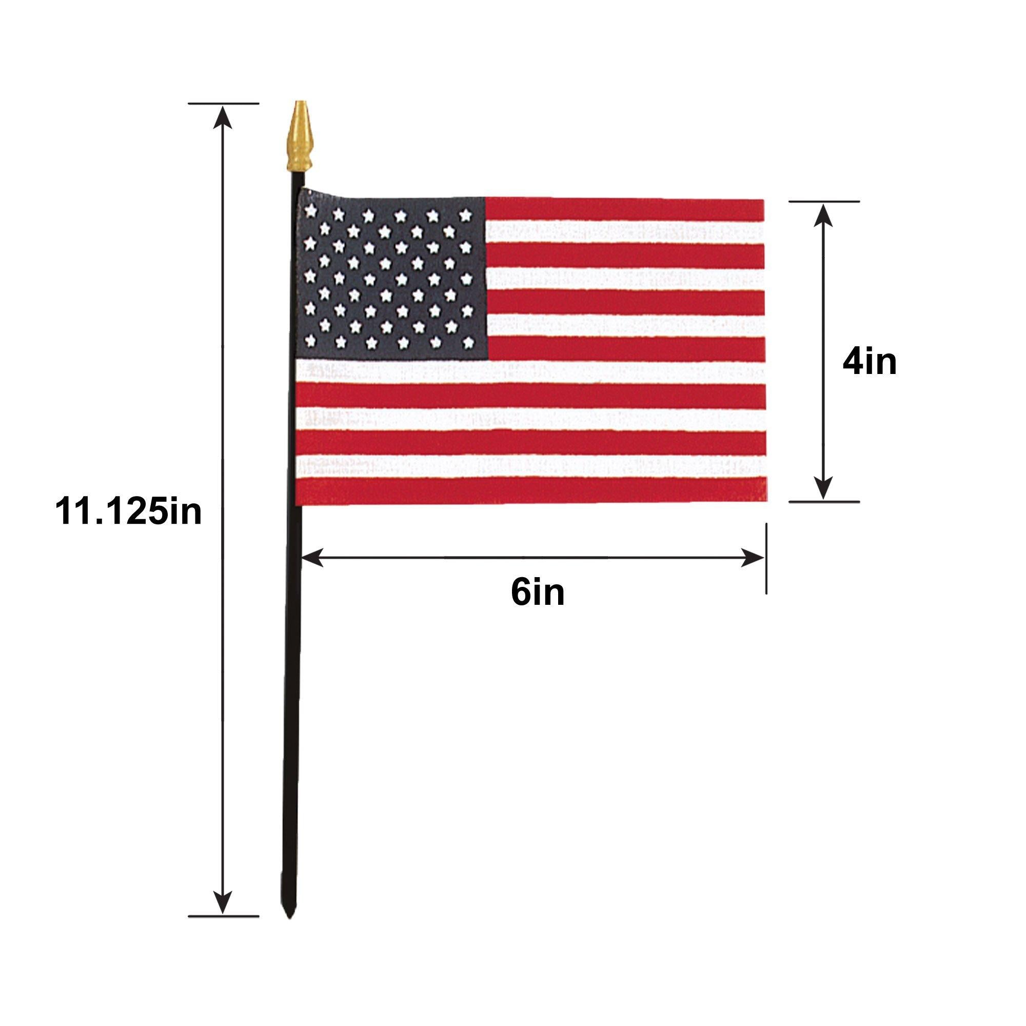 American Flag, 4in x 6in - Image 2
