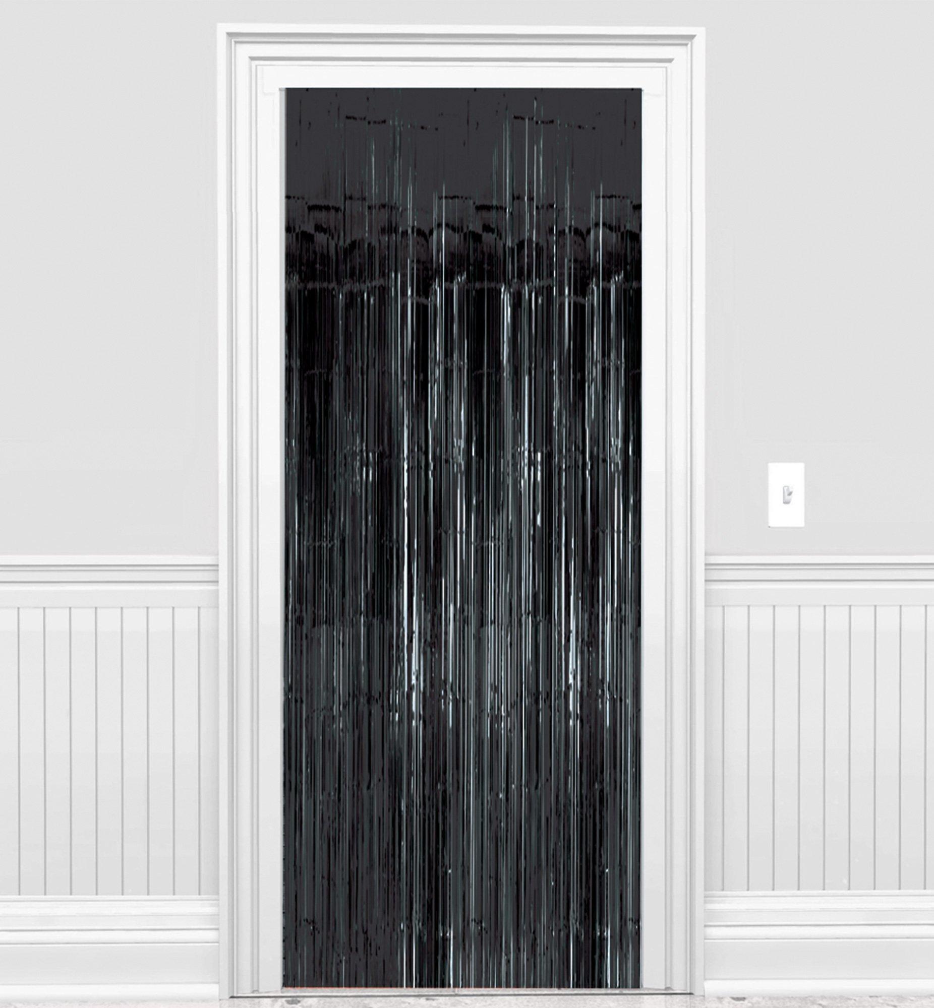 Foil Fringe Doorway Curtain, 3ft x 8ft, Assorted Colors