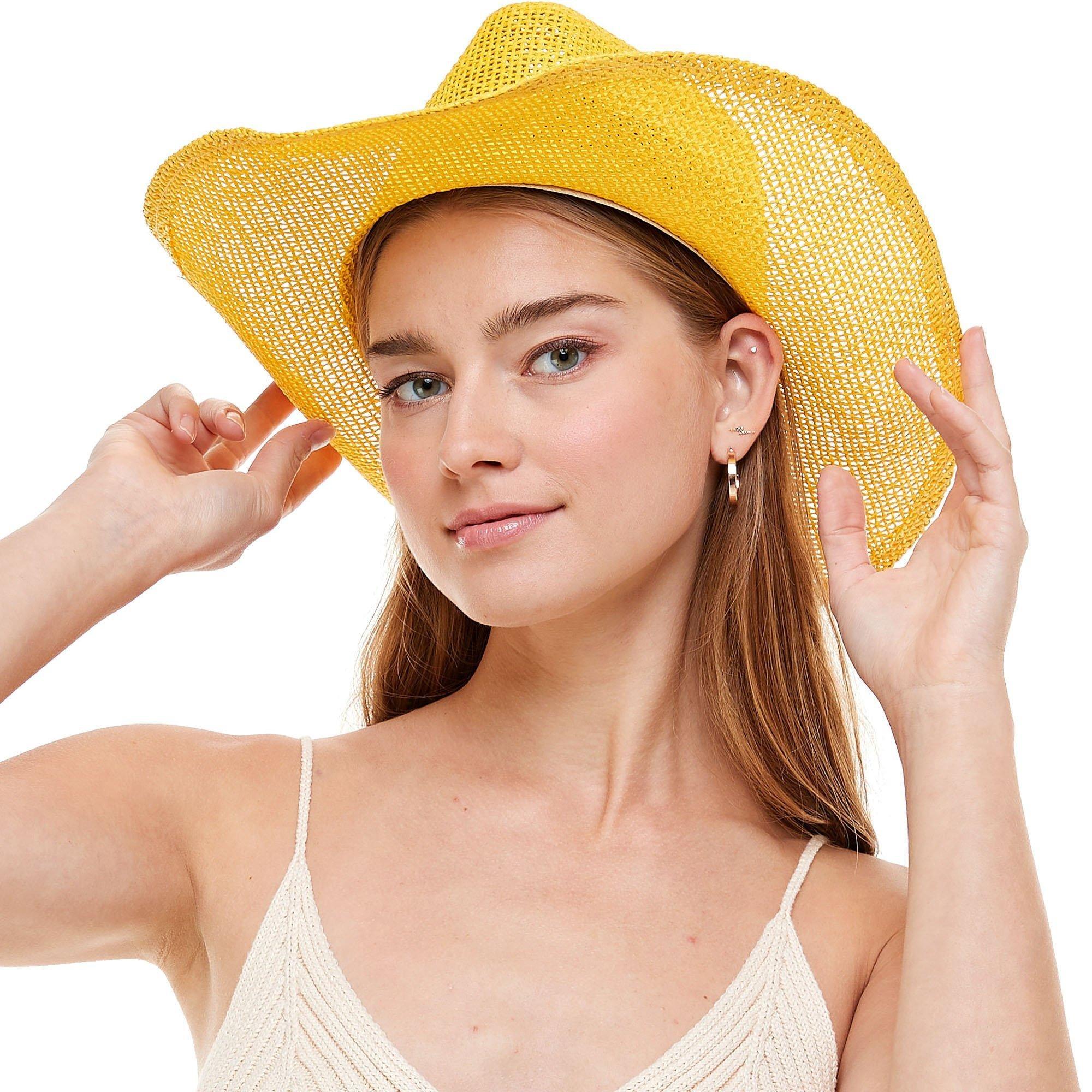 Burlap Cowboy Hat, Assorted Colors - Image 2