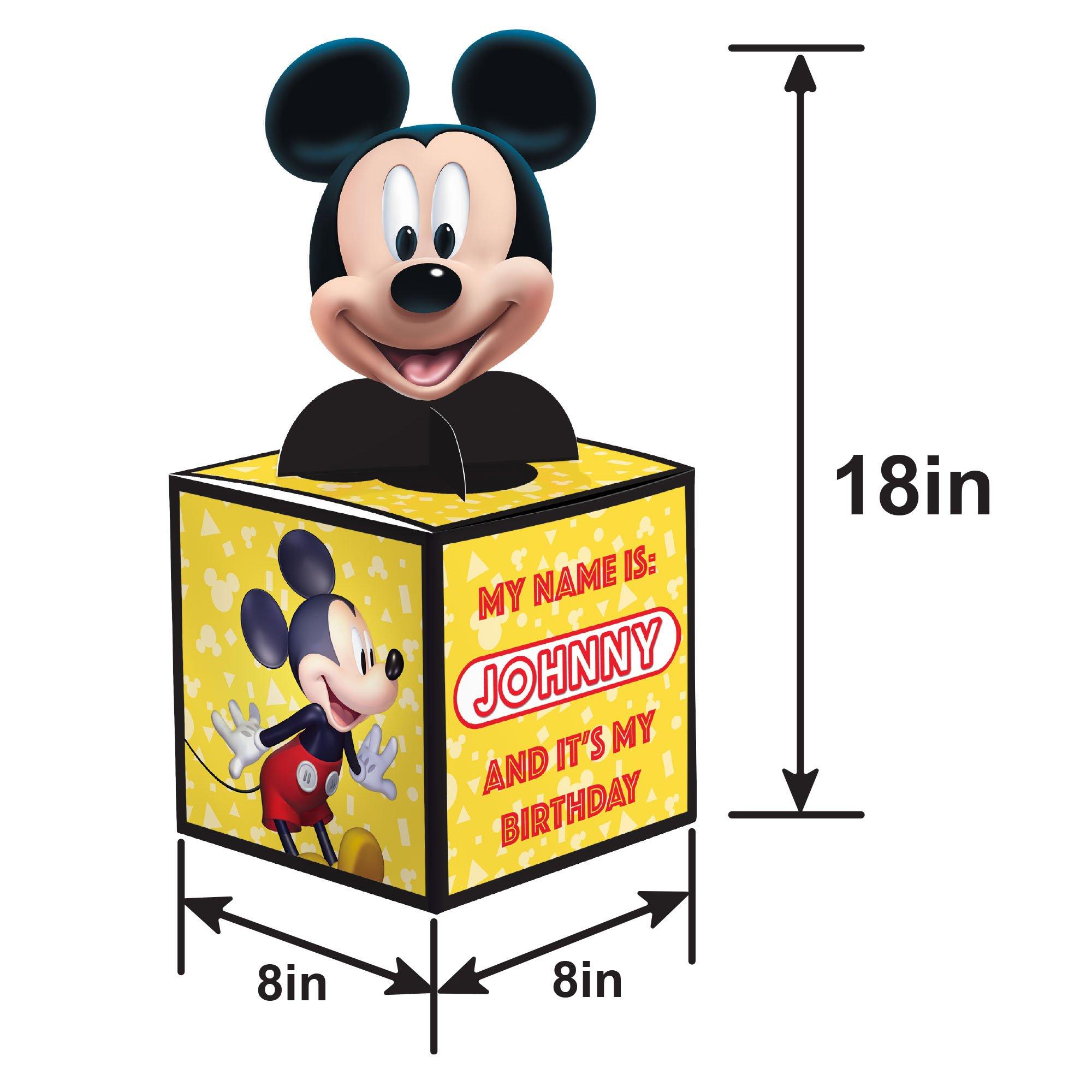 Mickey Mouse Forever Cardstock & Paper Table Decorating Kit, 6pc - Image 2