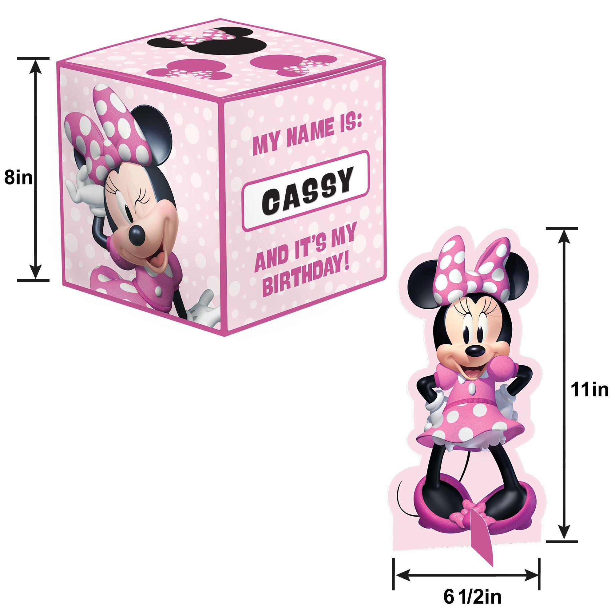 Minnie Mouse Forever Cardstock & Paper Table Decorating Kit, 6pc - Image 2
