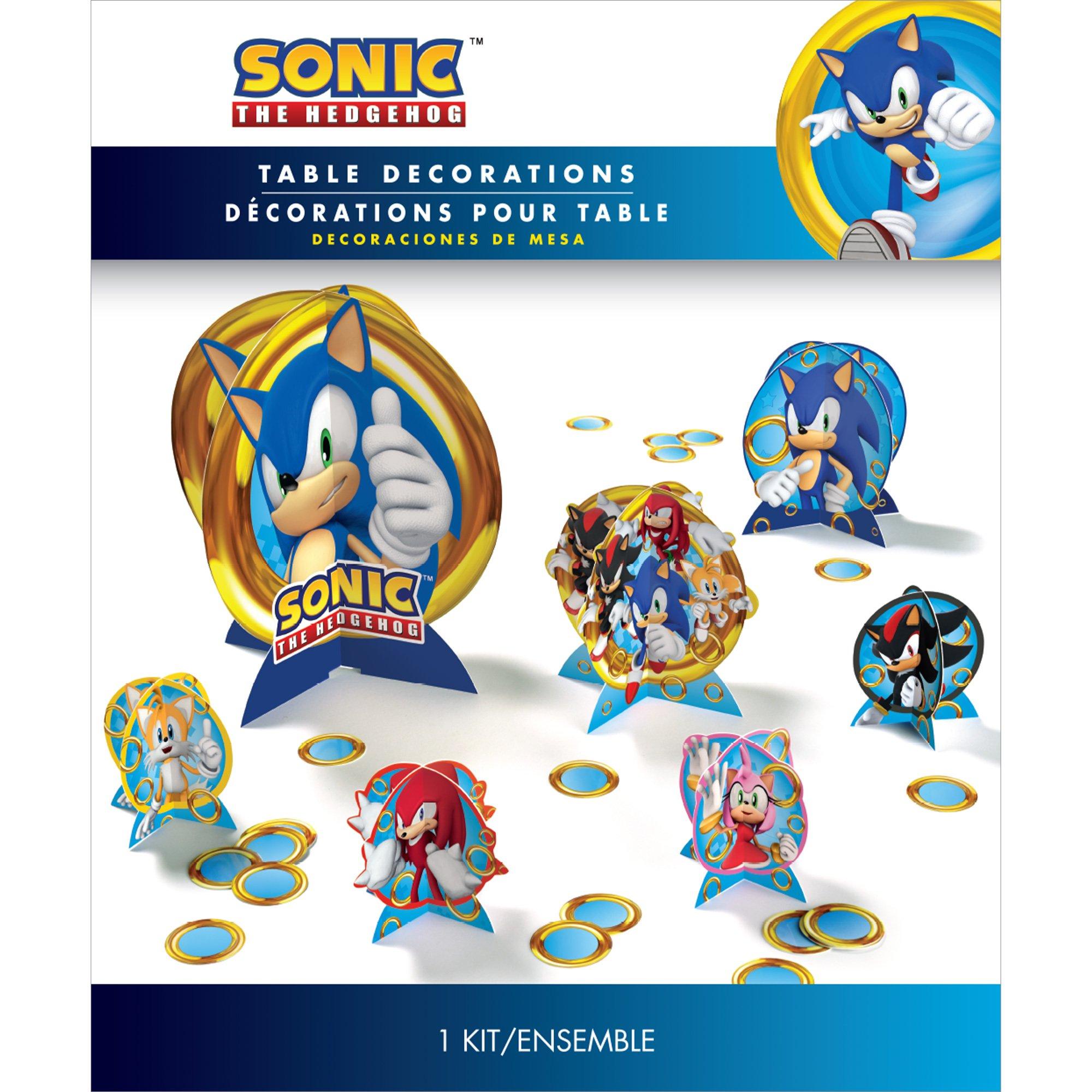 Sonic the Hedgehog Cardstock Table Decorating Kit, 27pc - Image 2