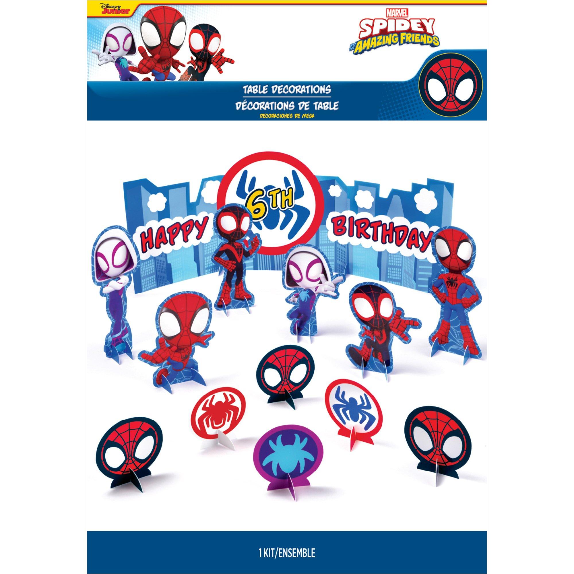 Customizable Spidey & His Amazing Friends Cardstock Table Decorating Kit, 13pc - Image 2