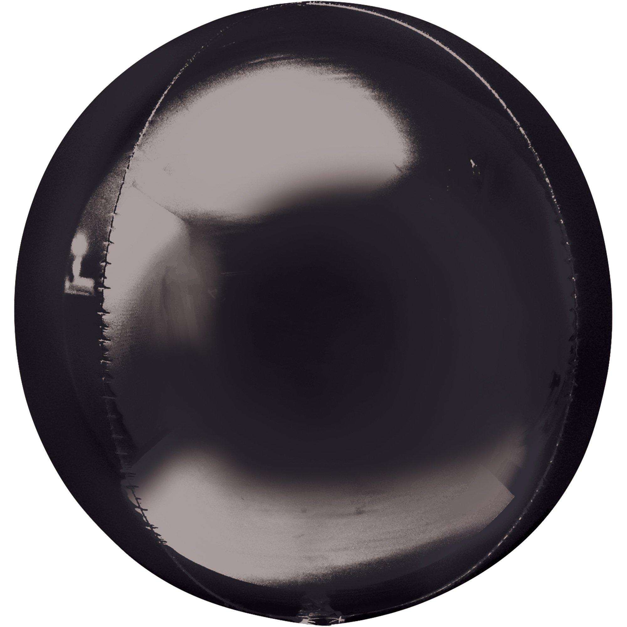 Black Orbz Balloon, 16in