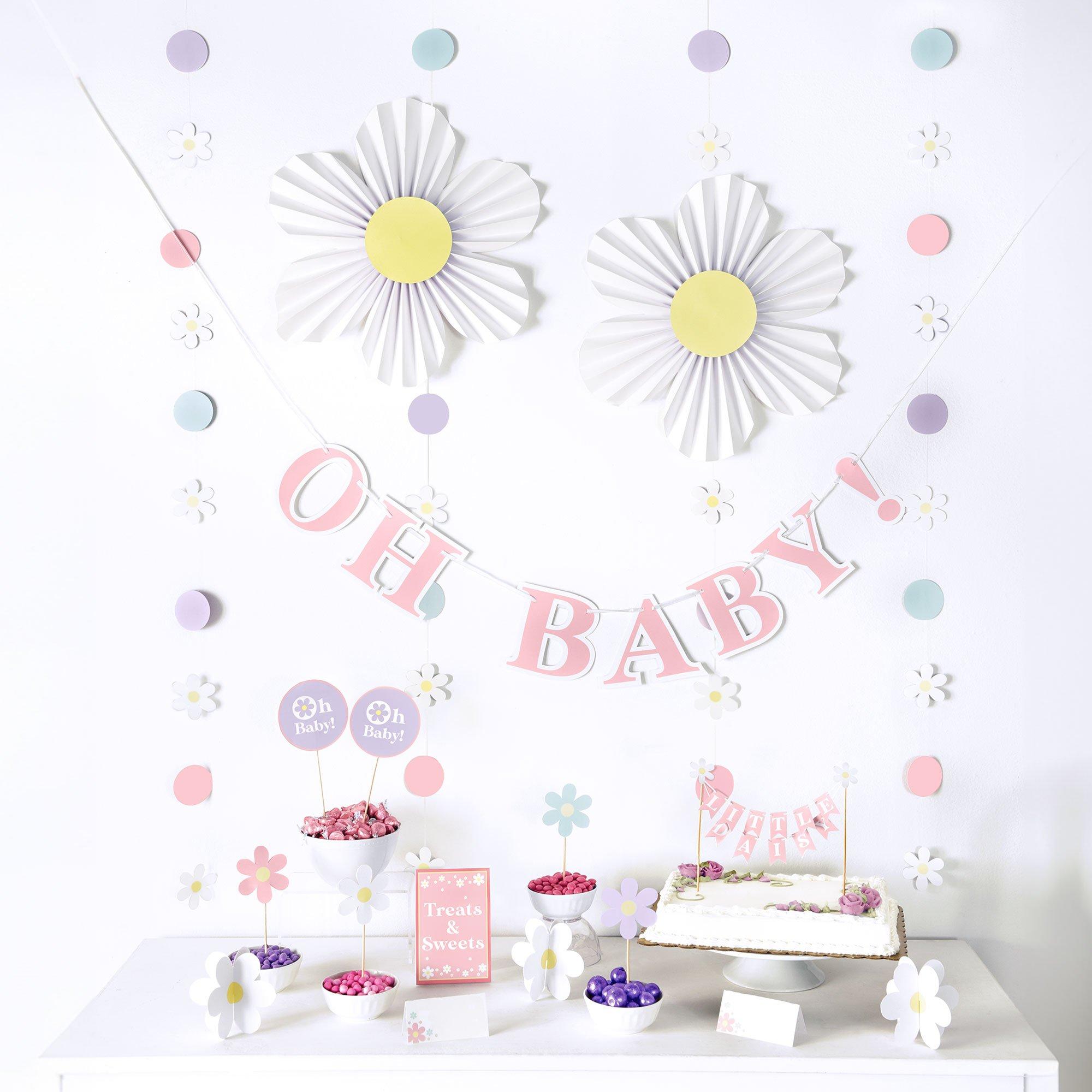 Little Daisy Baby Shower Room Decorating Kit, 27pc - Image 2