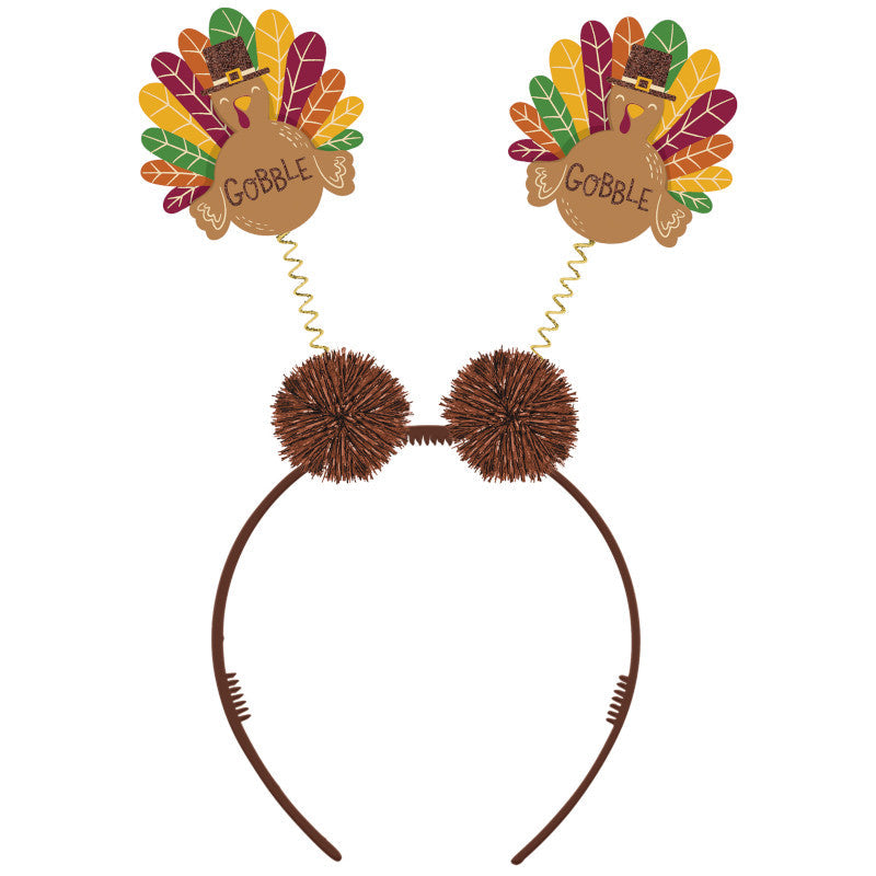 Gobble Turkey Thanksgiving Head Bopper