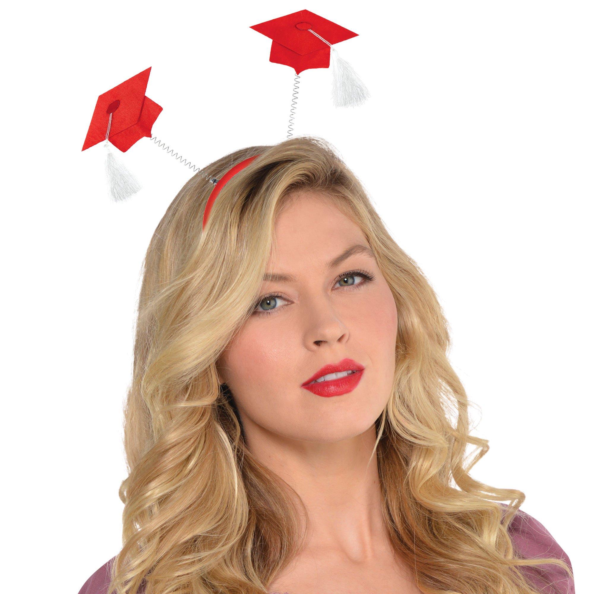 Graduation Cap Head Bopper, Assorted Colors - Image 2