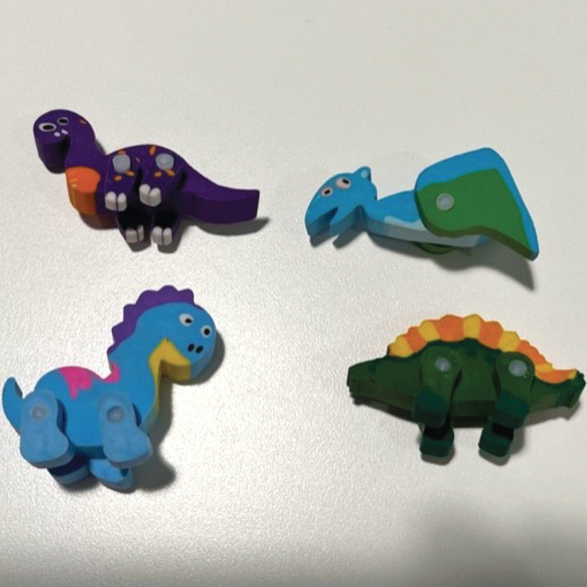 Dino-Mite Dinosaur Erasers, 12pc - Image 2