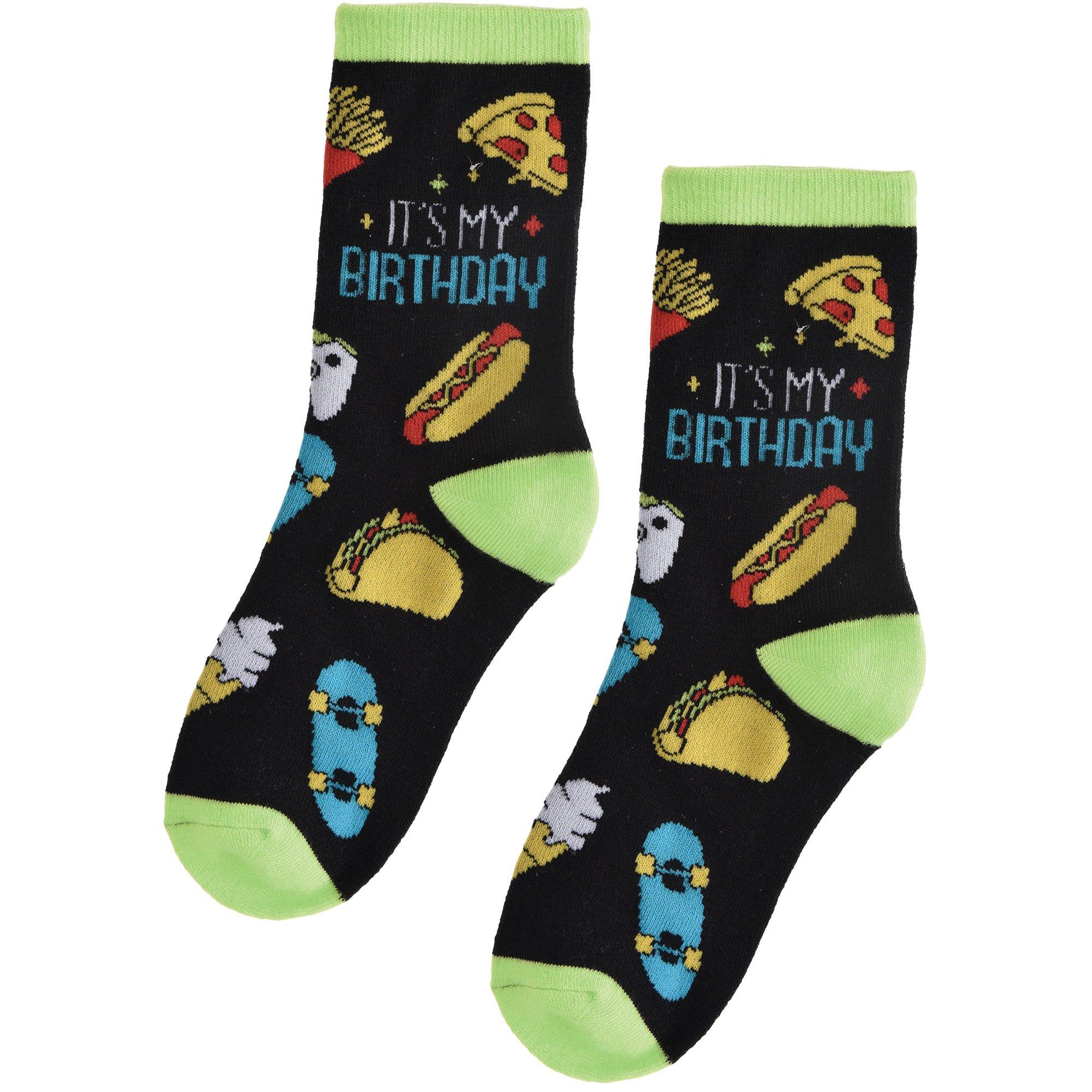 Boys “It’s My Birthday” Pair of Socks