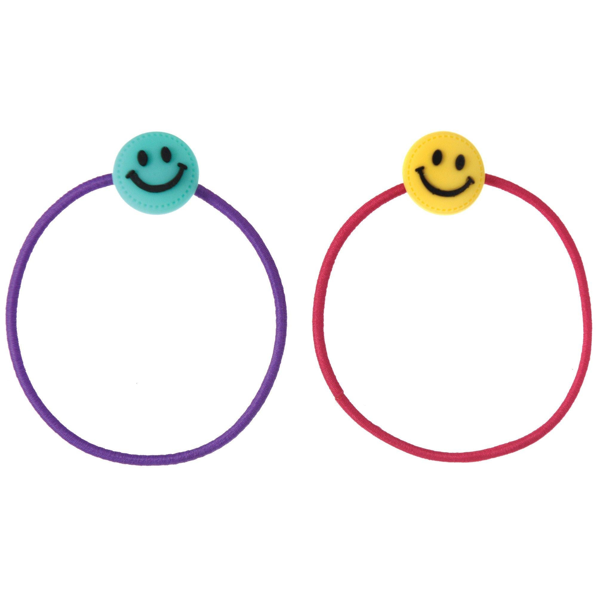 Smiley Hair Ties 12ct - Image 2