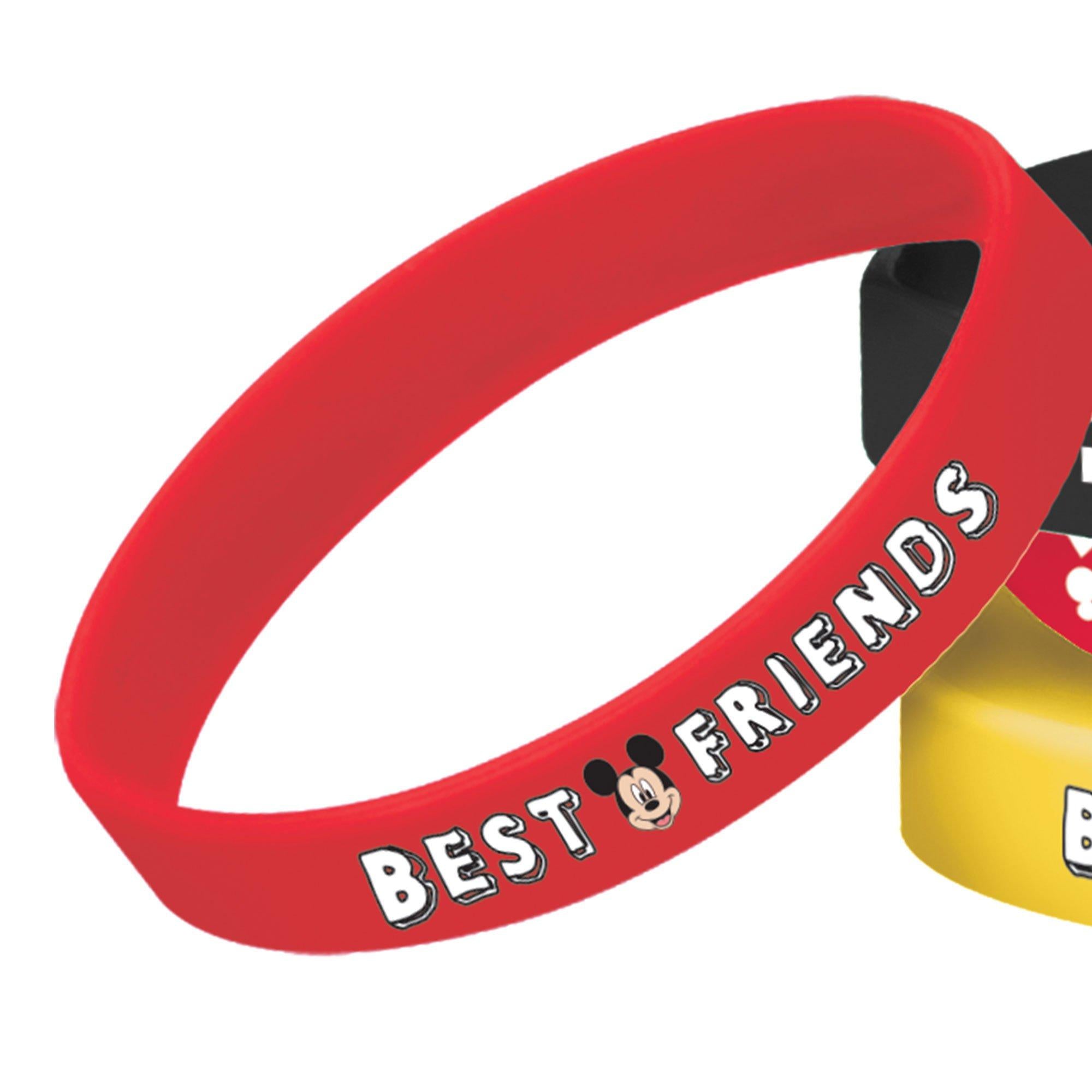 Mickey Mouse Forever Rubber Bracelets, 4pc - Image 2