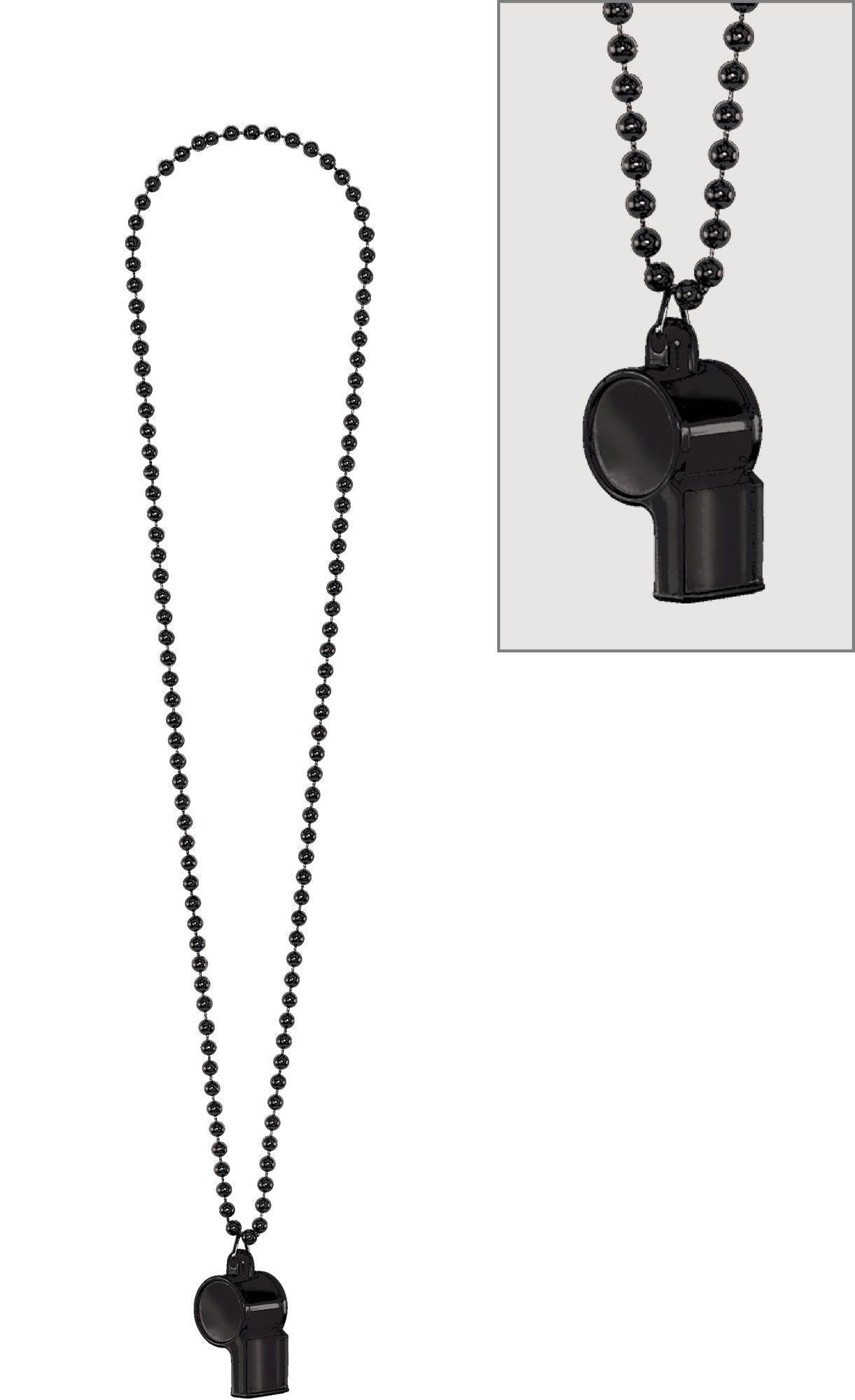Party Beads with Whistle, Assorted Colors - Image 2