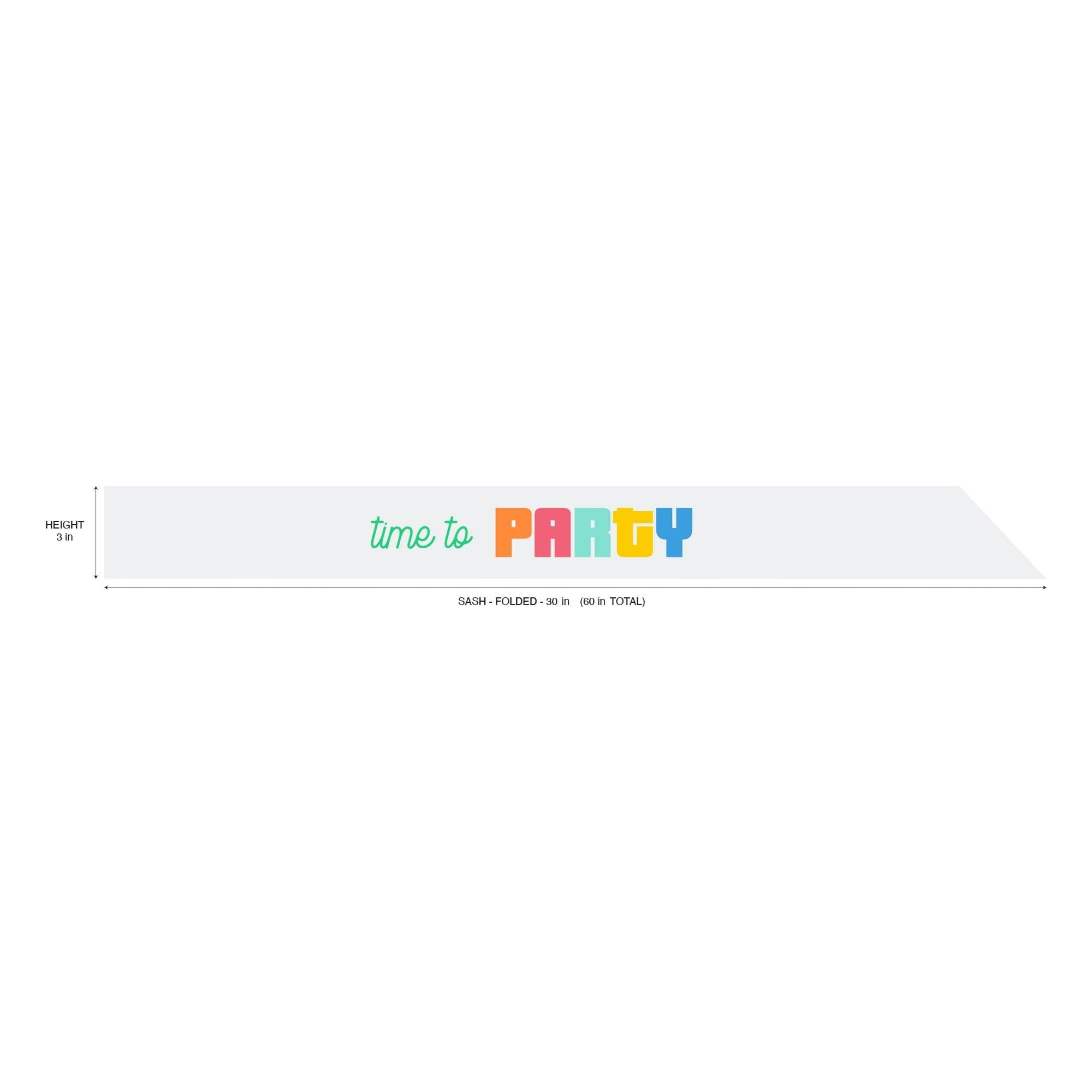 Colorful Collage Sash - Image 2