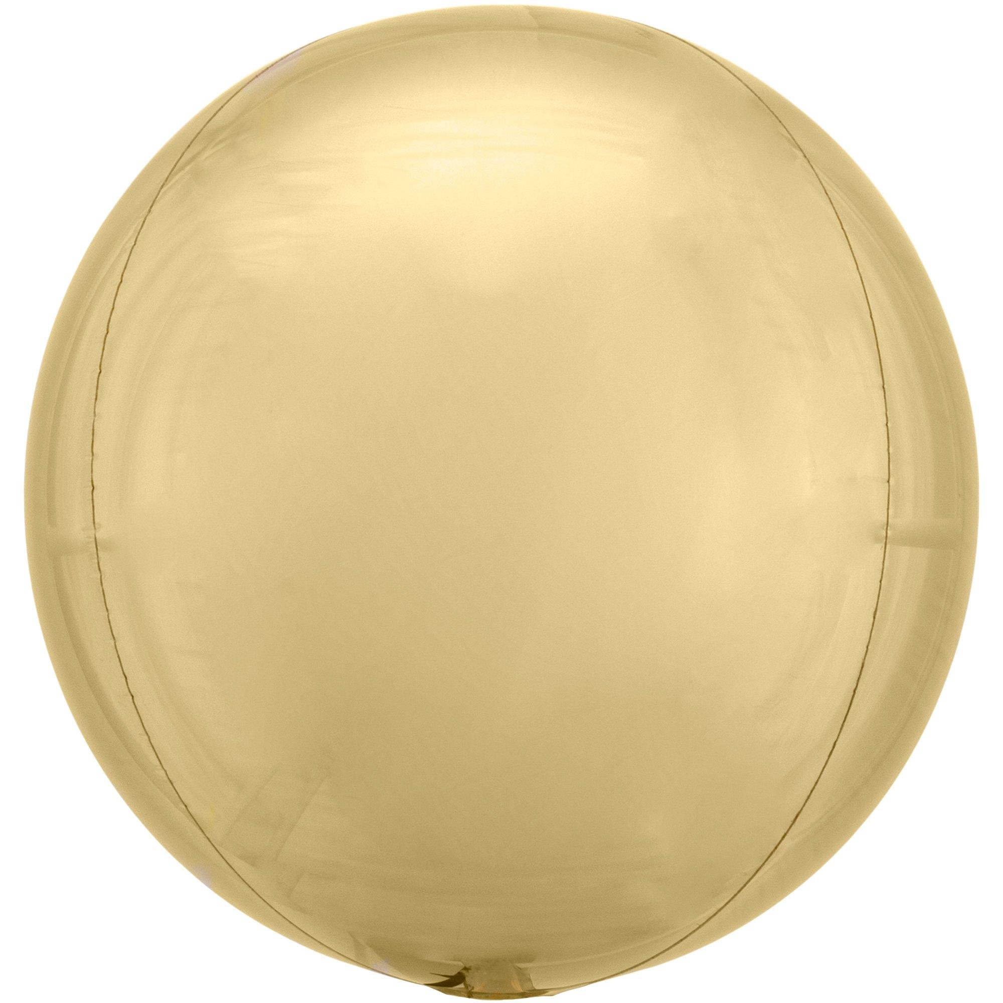 White Gold Orbz Balloon, 16in