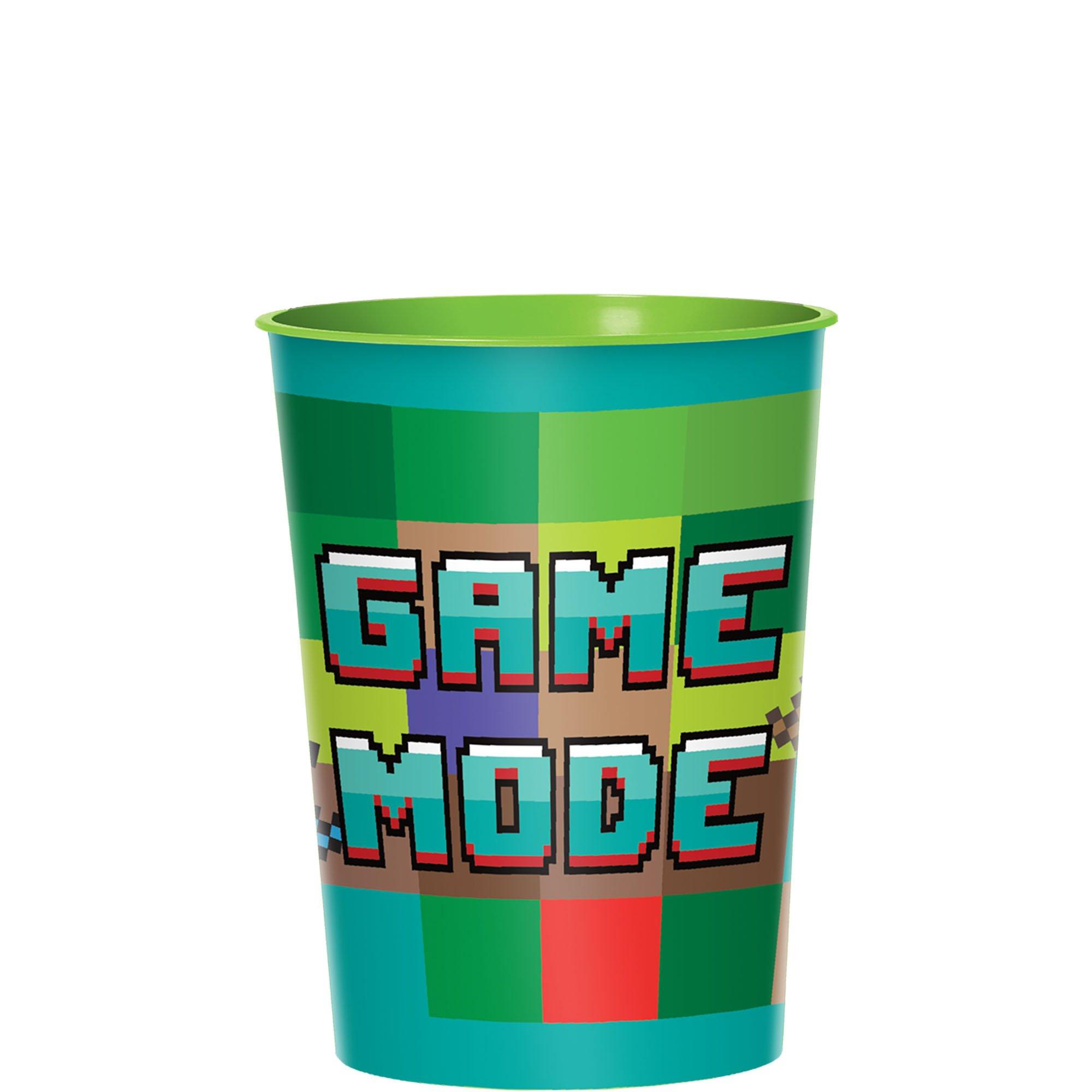 Pixel Party Plastic Favor Cup, 16oz - Image 2