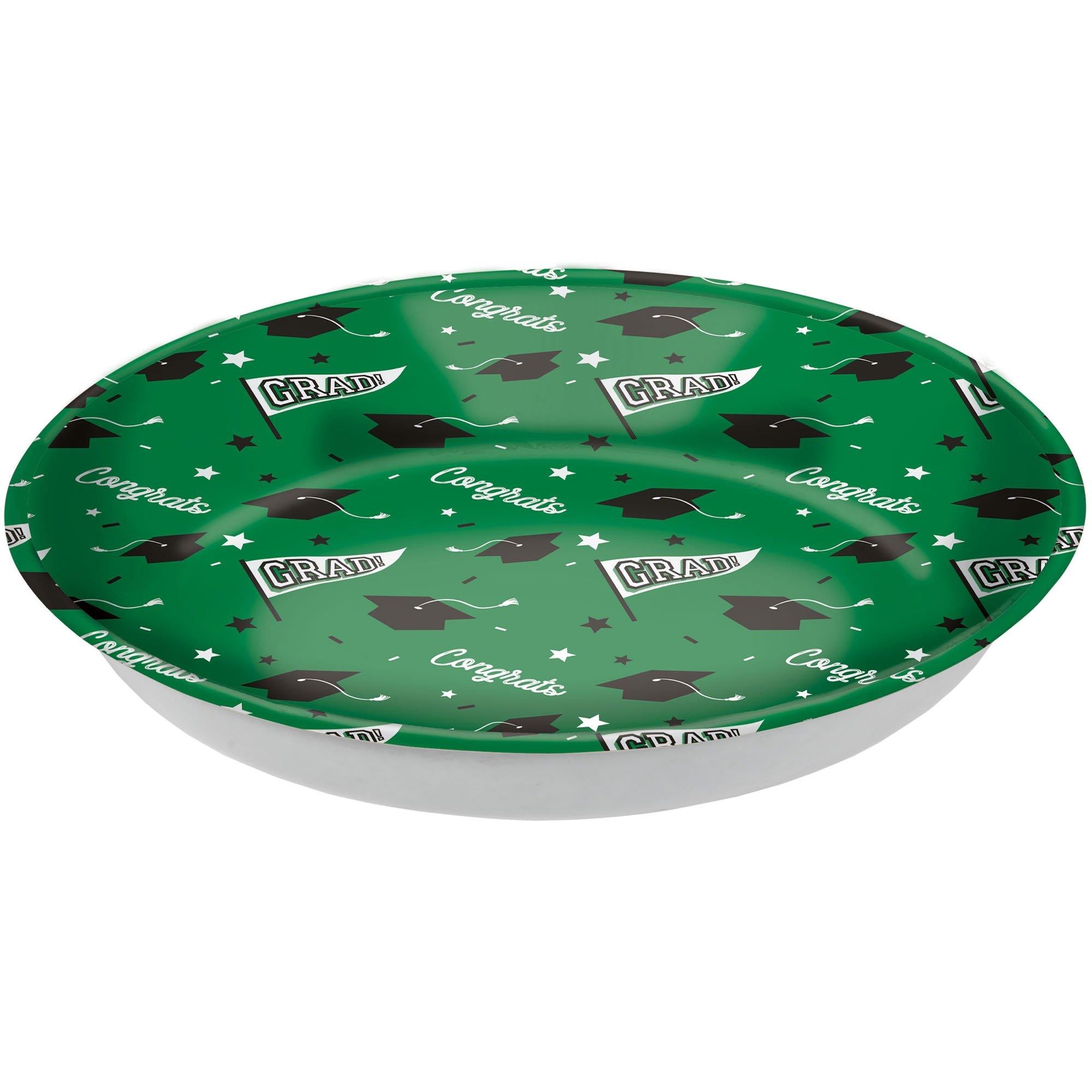 Congrats Grad Plastic Bowl, 13.75in, Assorted Colors - Image 2