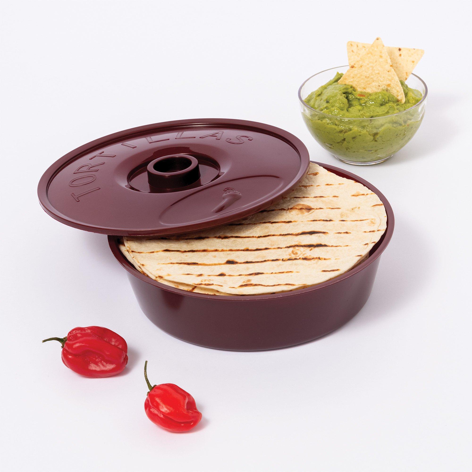 Fiesta Viva la Party Plastic Tortilla Warmer, 8.4in x 2.5in - Image 2