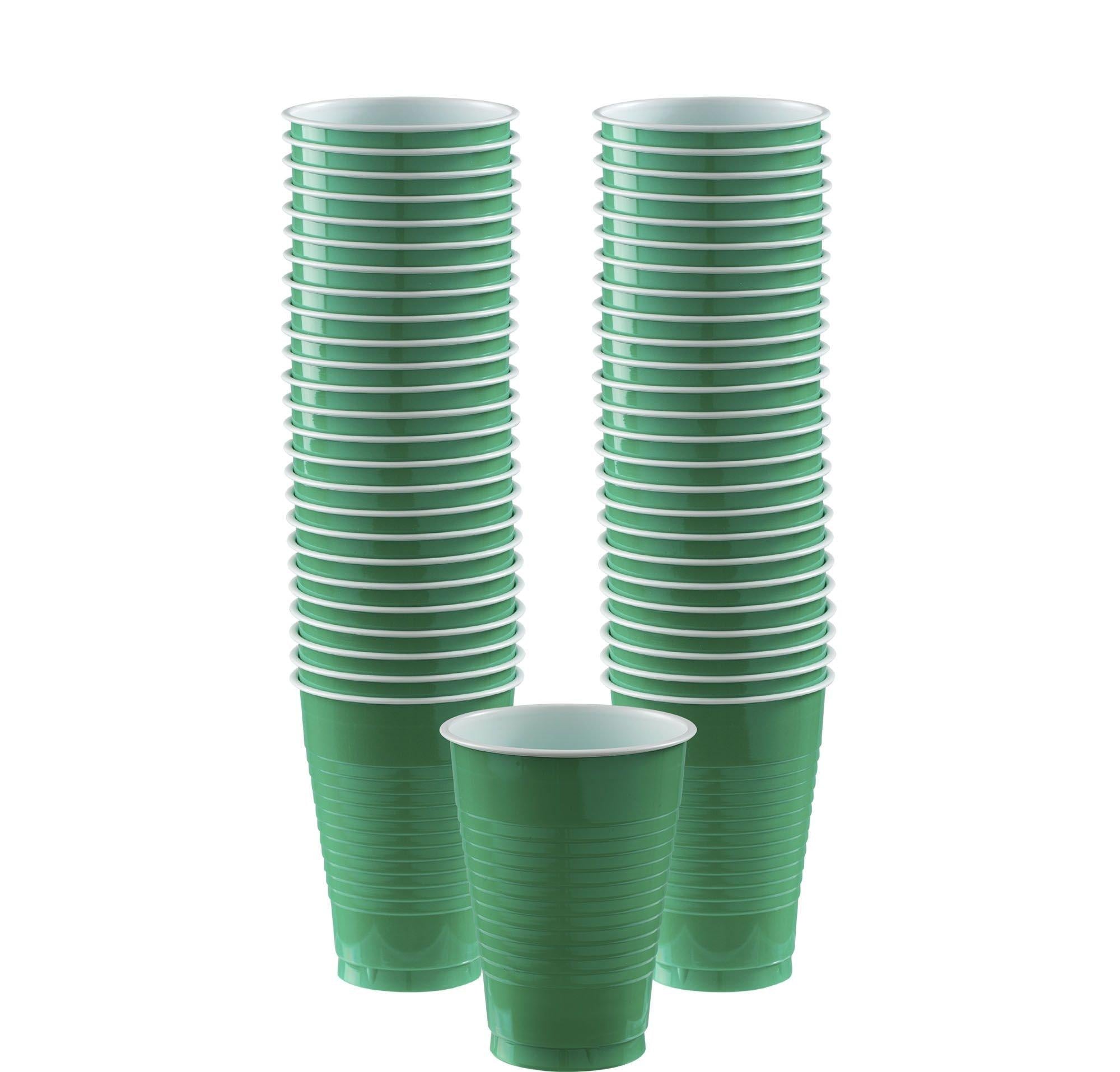 Plastic Cups, 12oz, 50ct, Assorted Colors