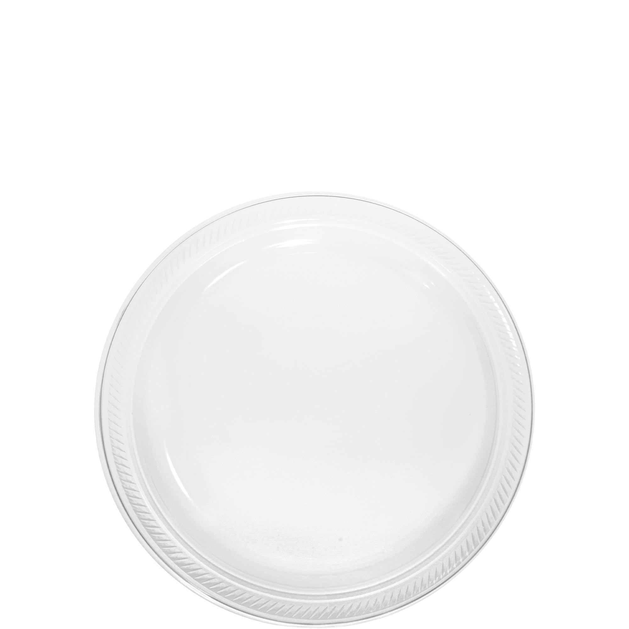 CLEAR Plastic Dessert Plates, 7in, 20ct