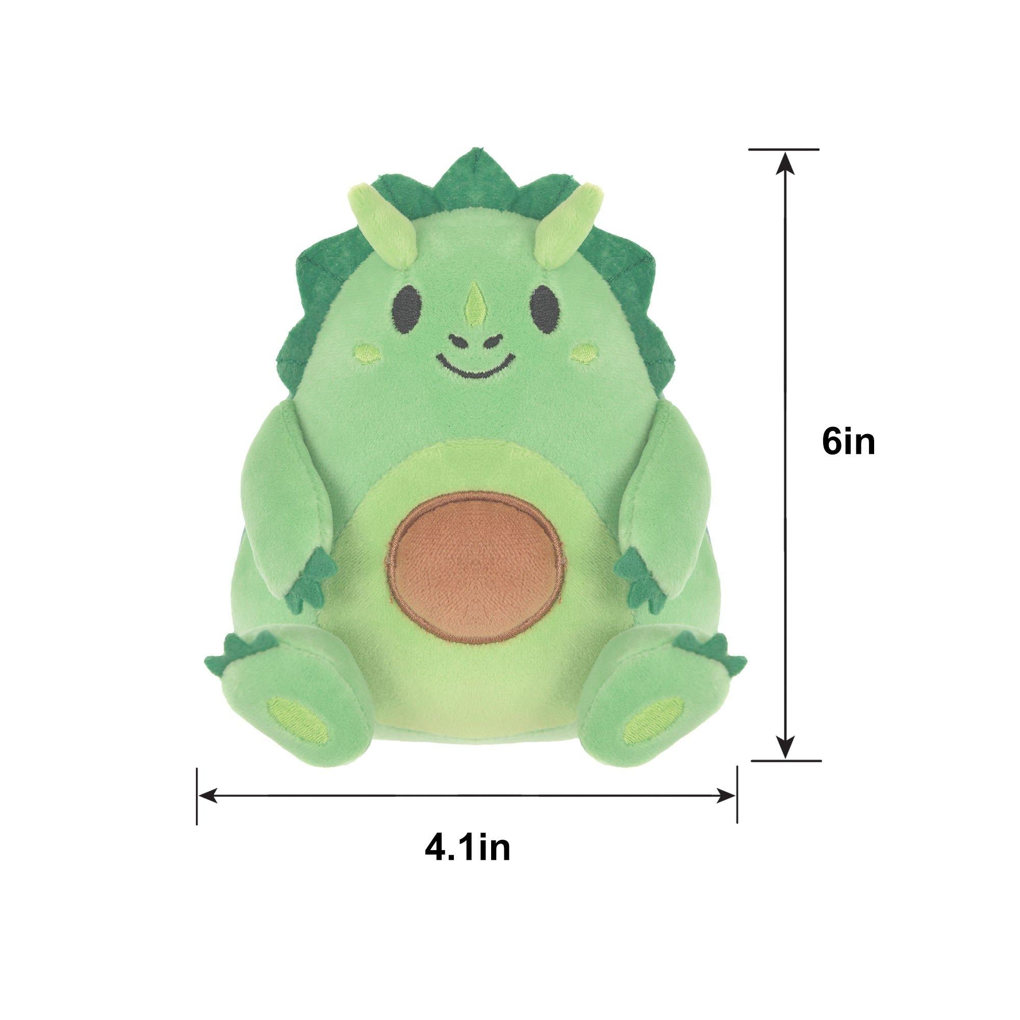Dinosaur Avocado Plush, 4.1in x 6in - Image 2