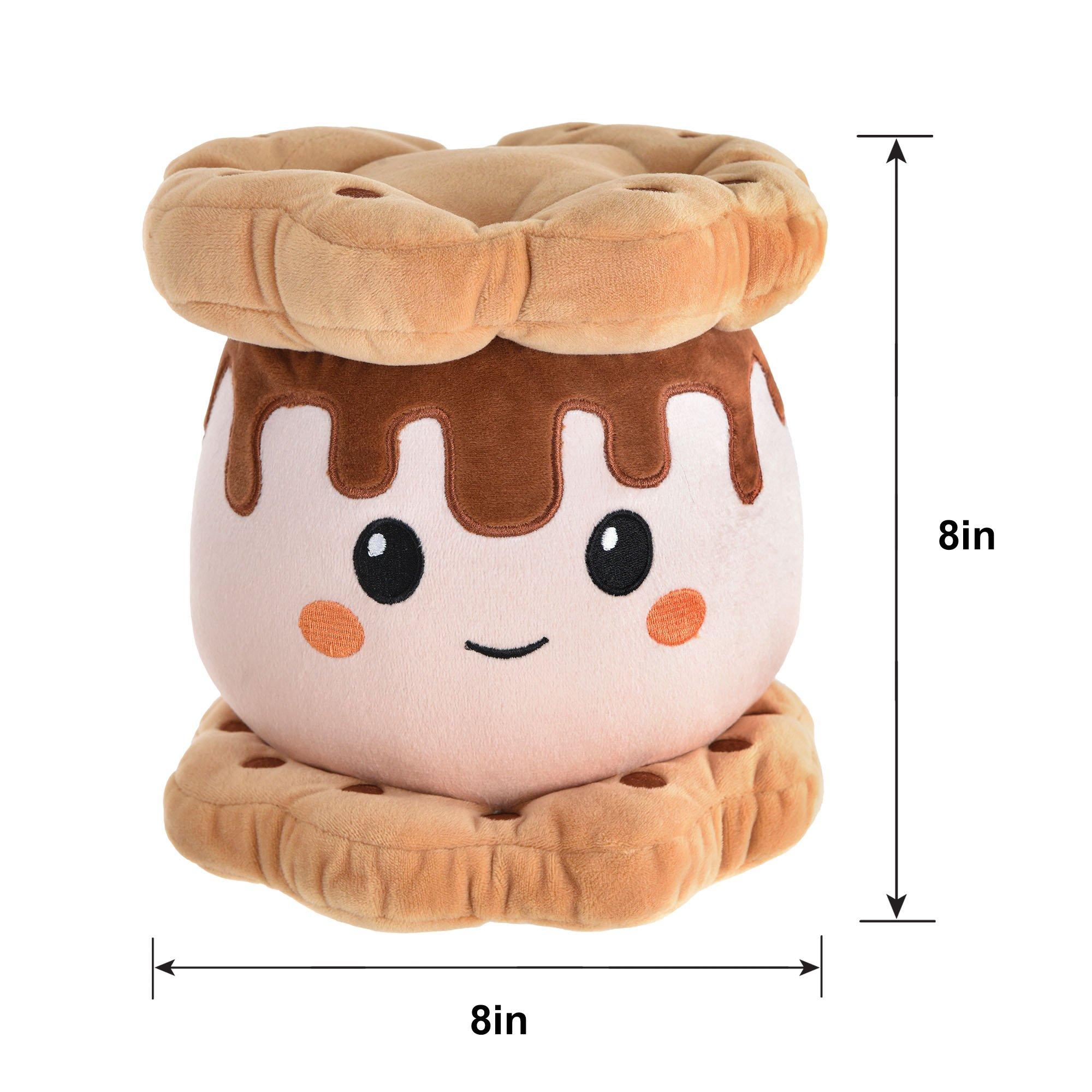 Smiley S’more Plush, 8in x 8in - Image 2