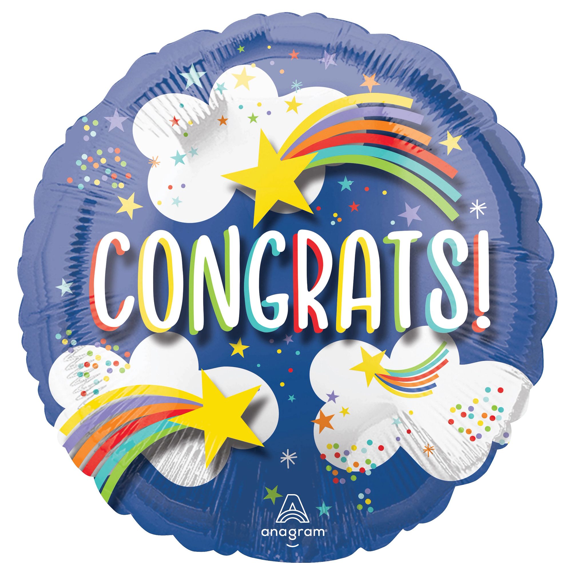 Rising Star Congrats Foil Balloon, 18in